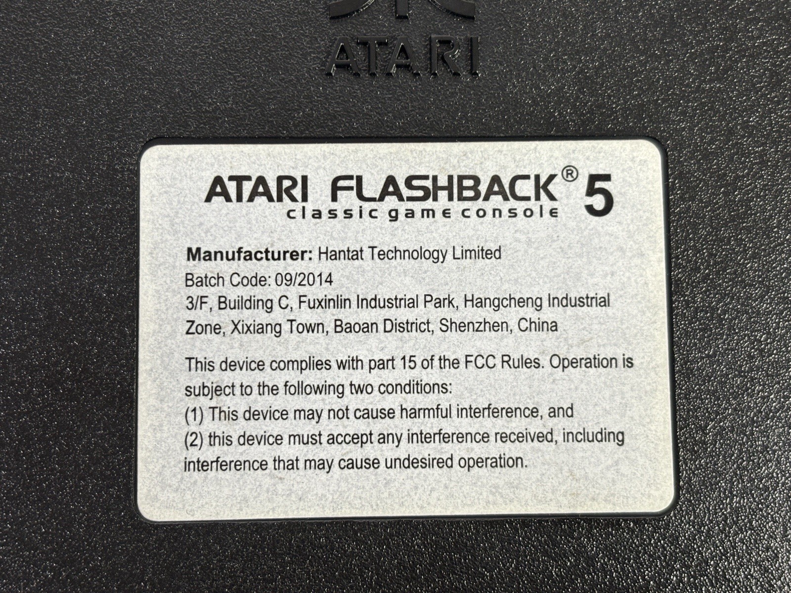 ATARI Flashback 5 Classic Game Console 92 Games with Controllers *READ