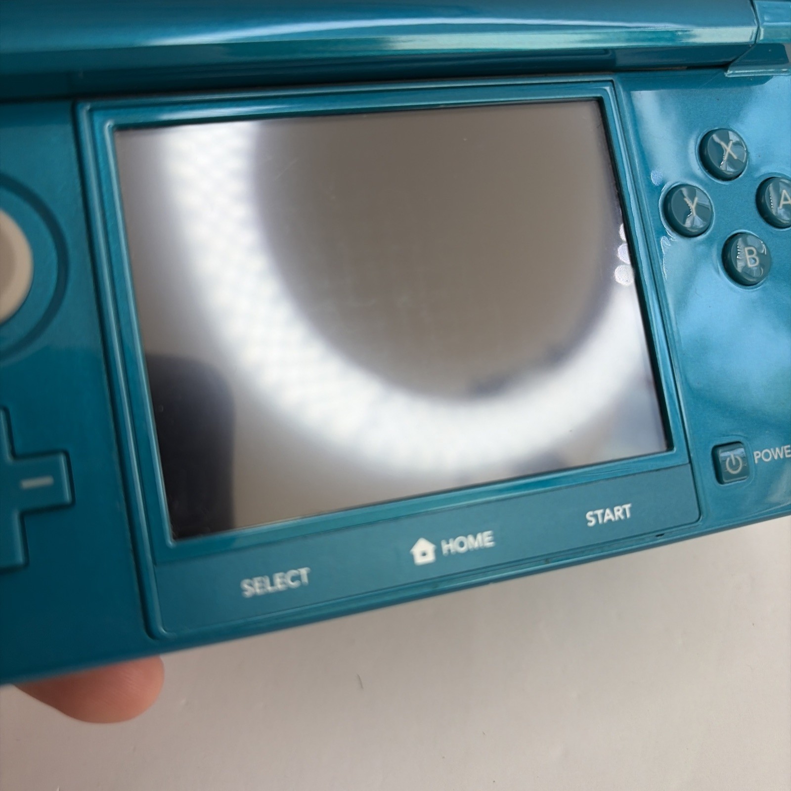 Nice! Nintendo 3DS Handheld Video Game Console Aqua Blue CTR-001 (USA) W Charger