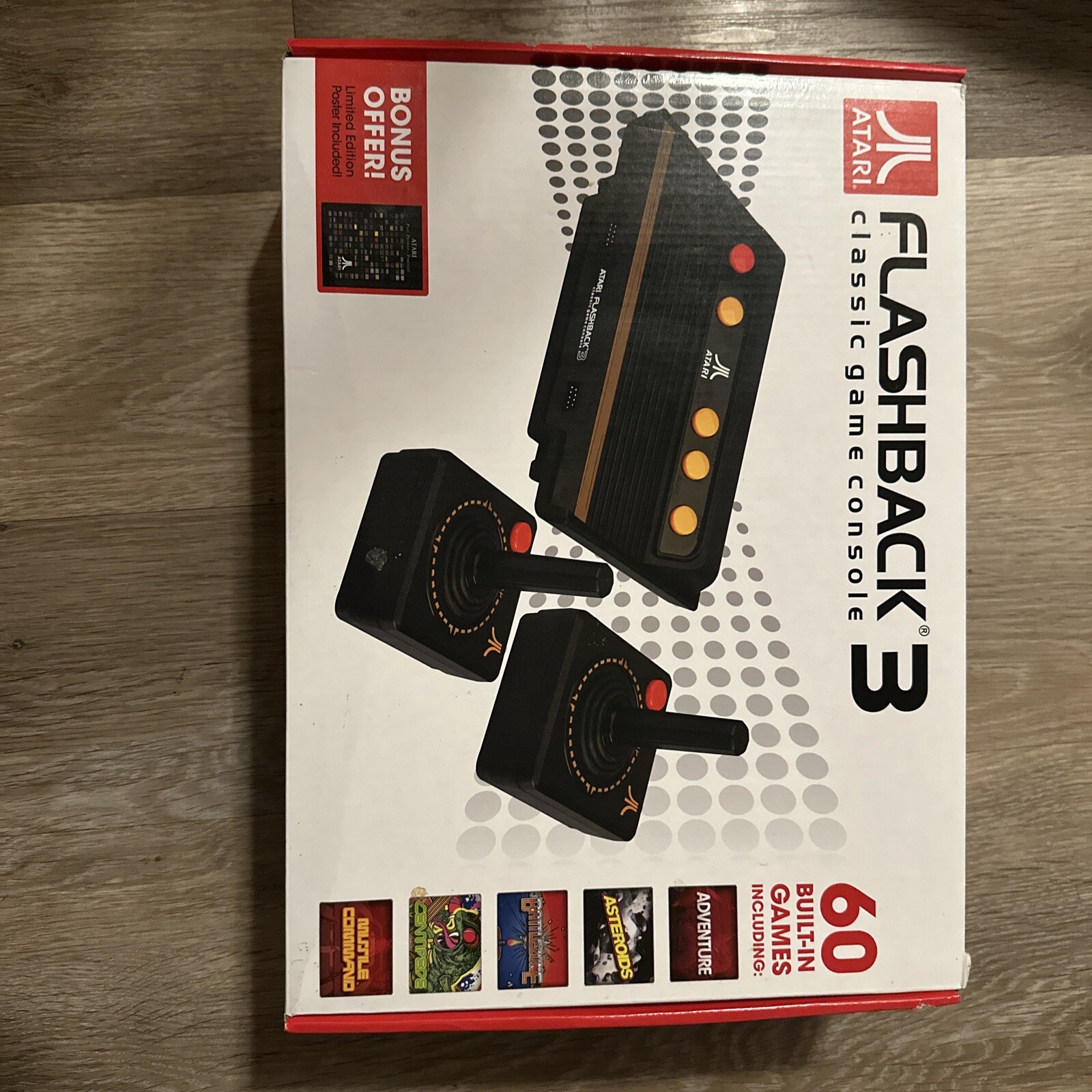 Genuine Atari Flashback 3 Classic with 60 Games Plug N Play Complete