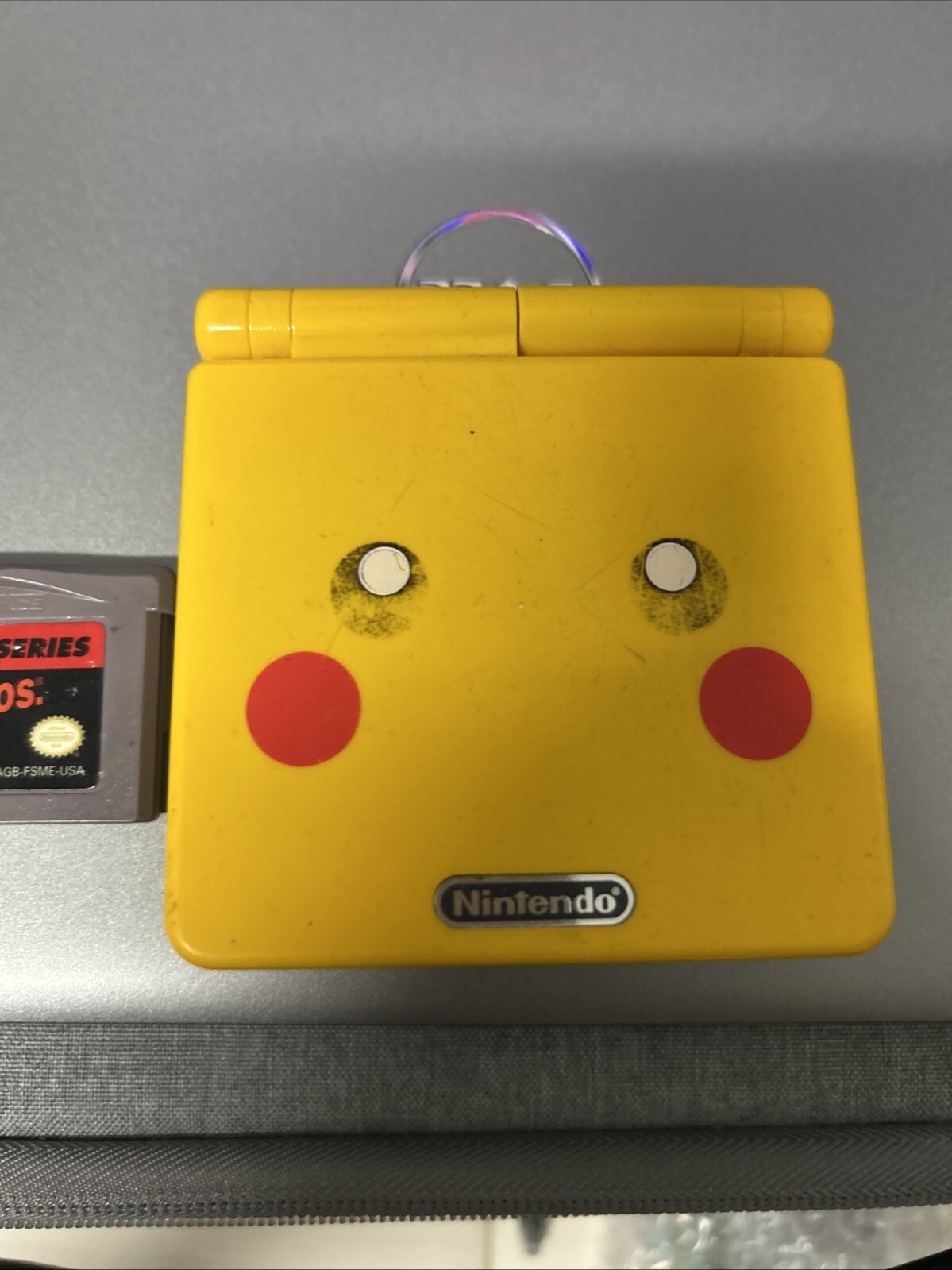 Authentic Nintendo Game Boy Advance SP Pikachu Handheld System – Yellow AGS 101