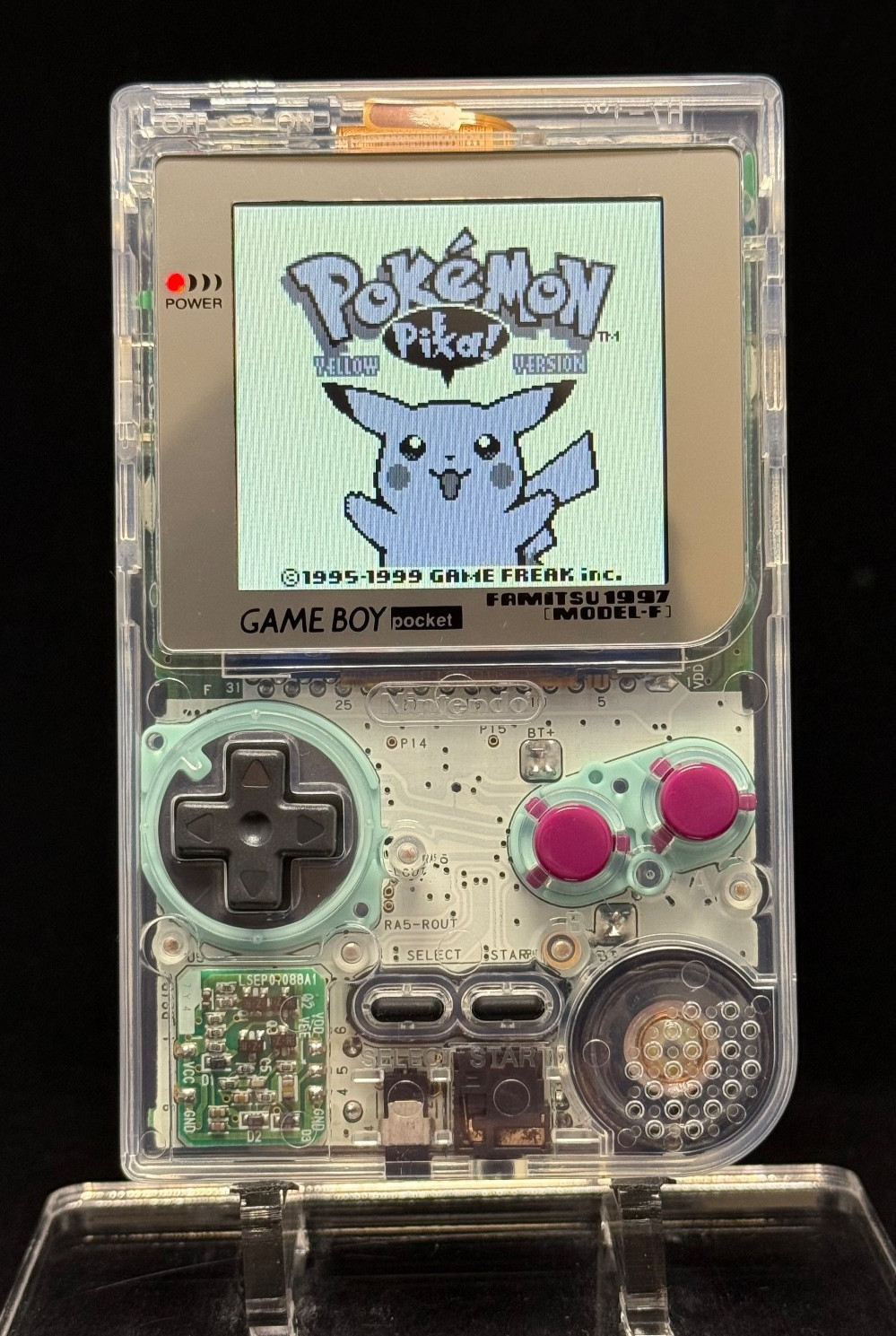 Nintendo Gameboy Pocket Famitsu Model F – IPS Screen – Premium Quality Build