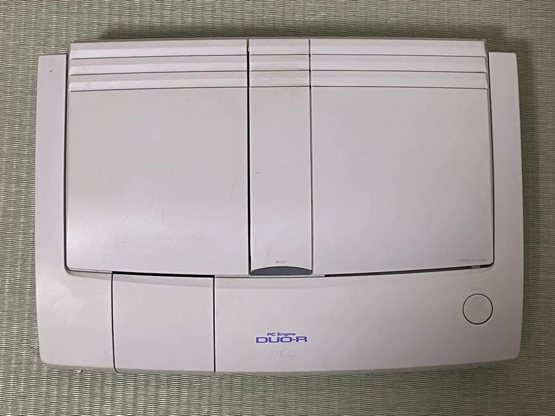 NEC PC Engine Duo R White Slim Console with Controller AC Adapter Used Japan