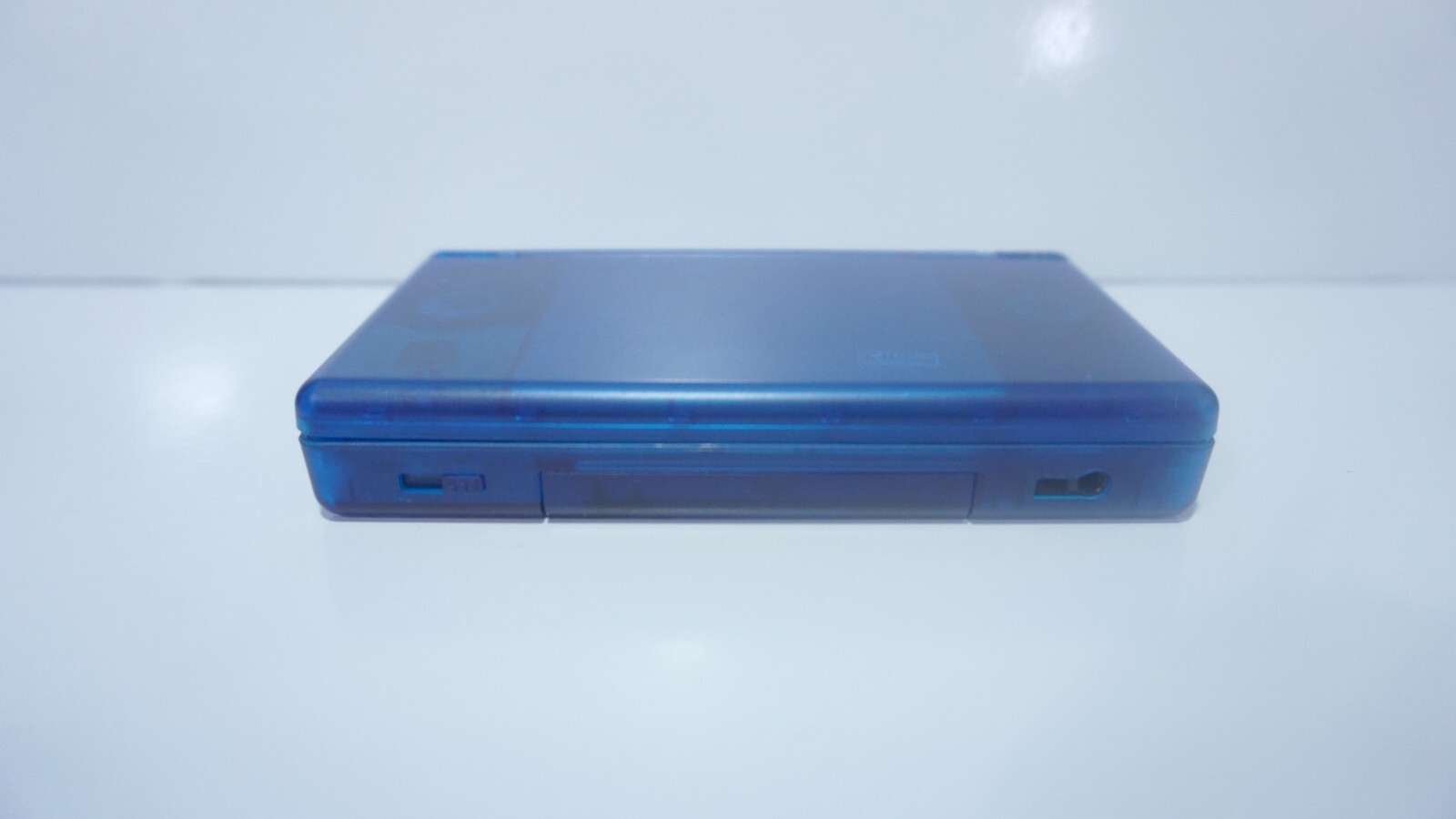 Nintendo DS Lite Transparent Clear Deep Ocean Blue Handheld System with Charger
