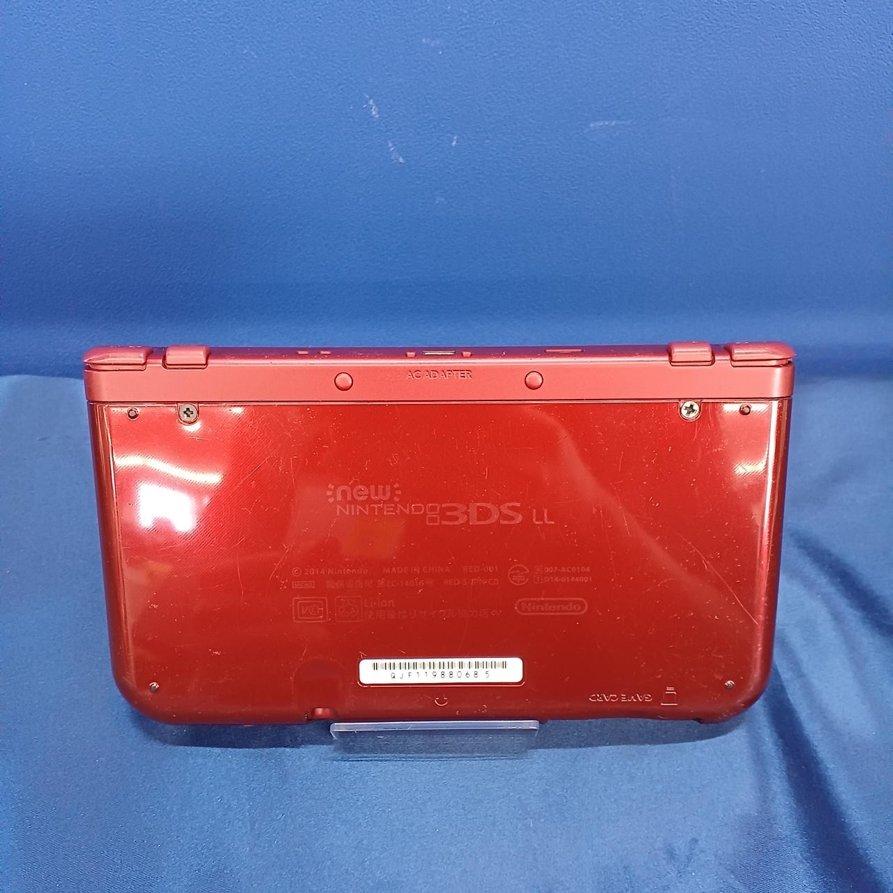 New Nintendo 3DS XL (LL) RED-001 Portable Console Tested A3412