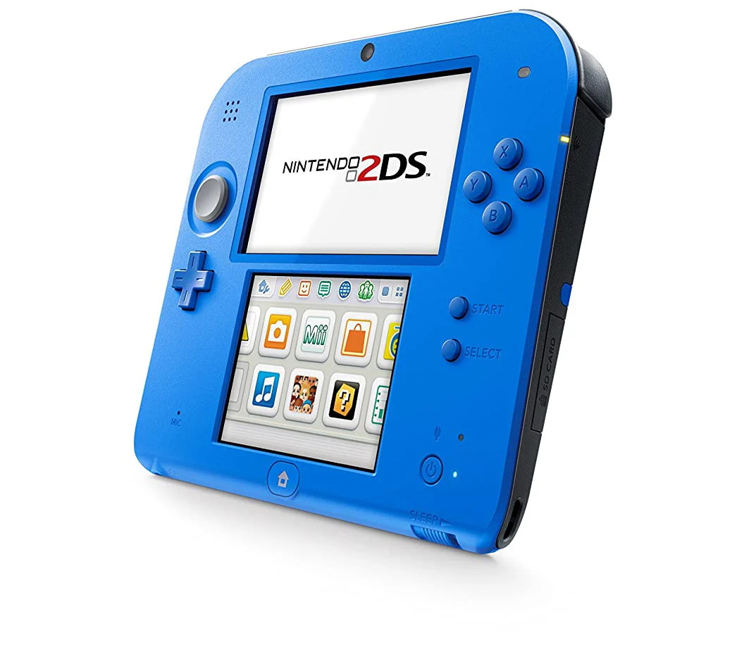 Nintendo 2DS Handheld Console [Black And Blue Plays 3DS Games]