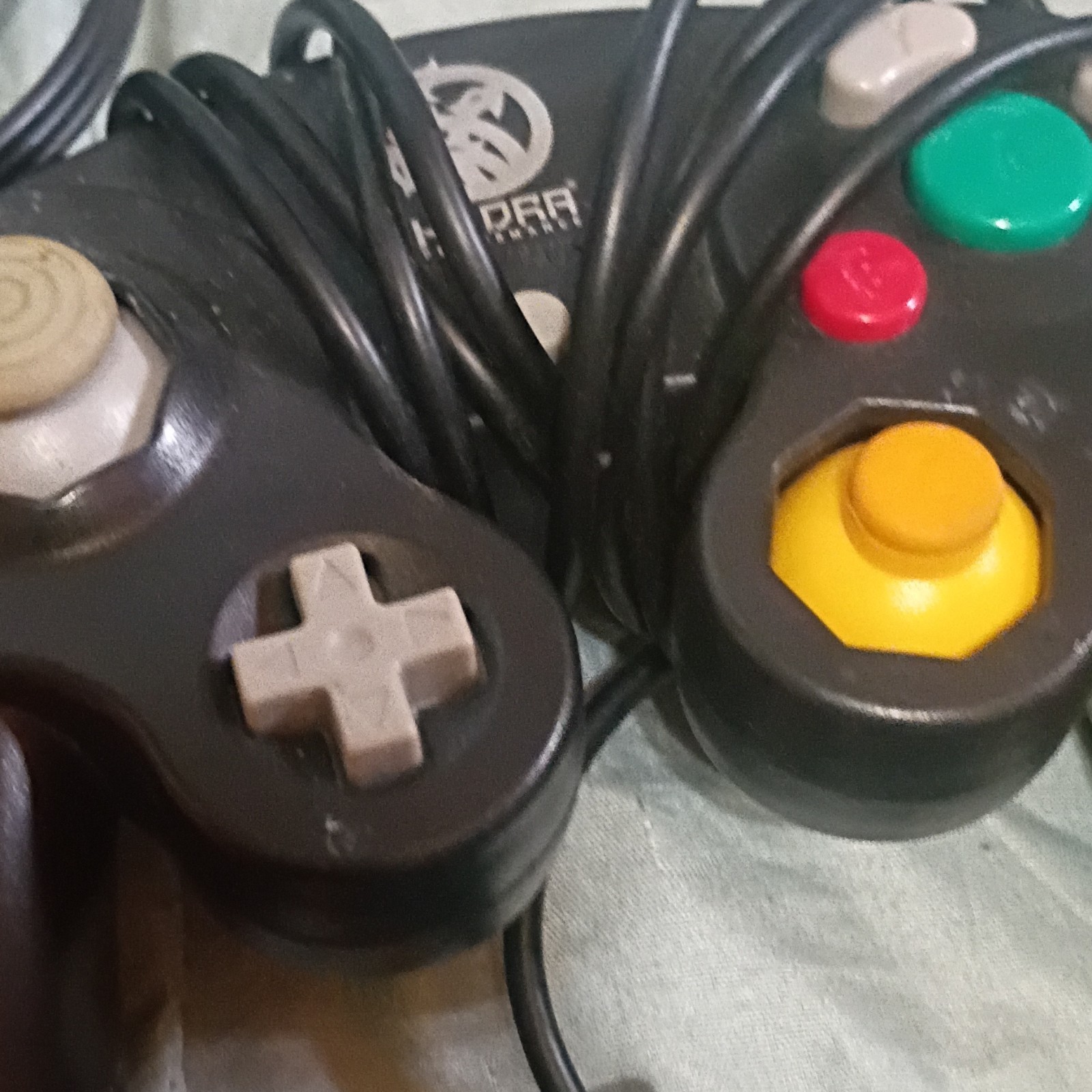 Nintendo GameCube Console Black Controllers Composite RCA Multiplayer Cables