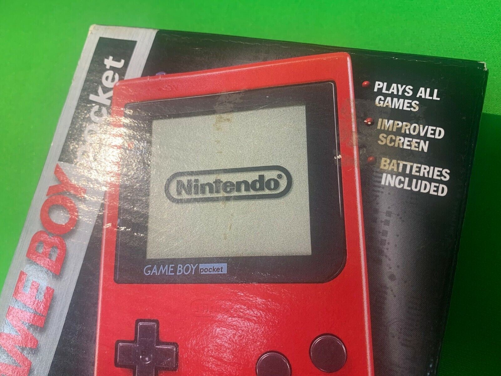 Nintendo Gameboy Pocket Red Version Brand New Factory Sealed Vintage Collectible