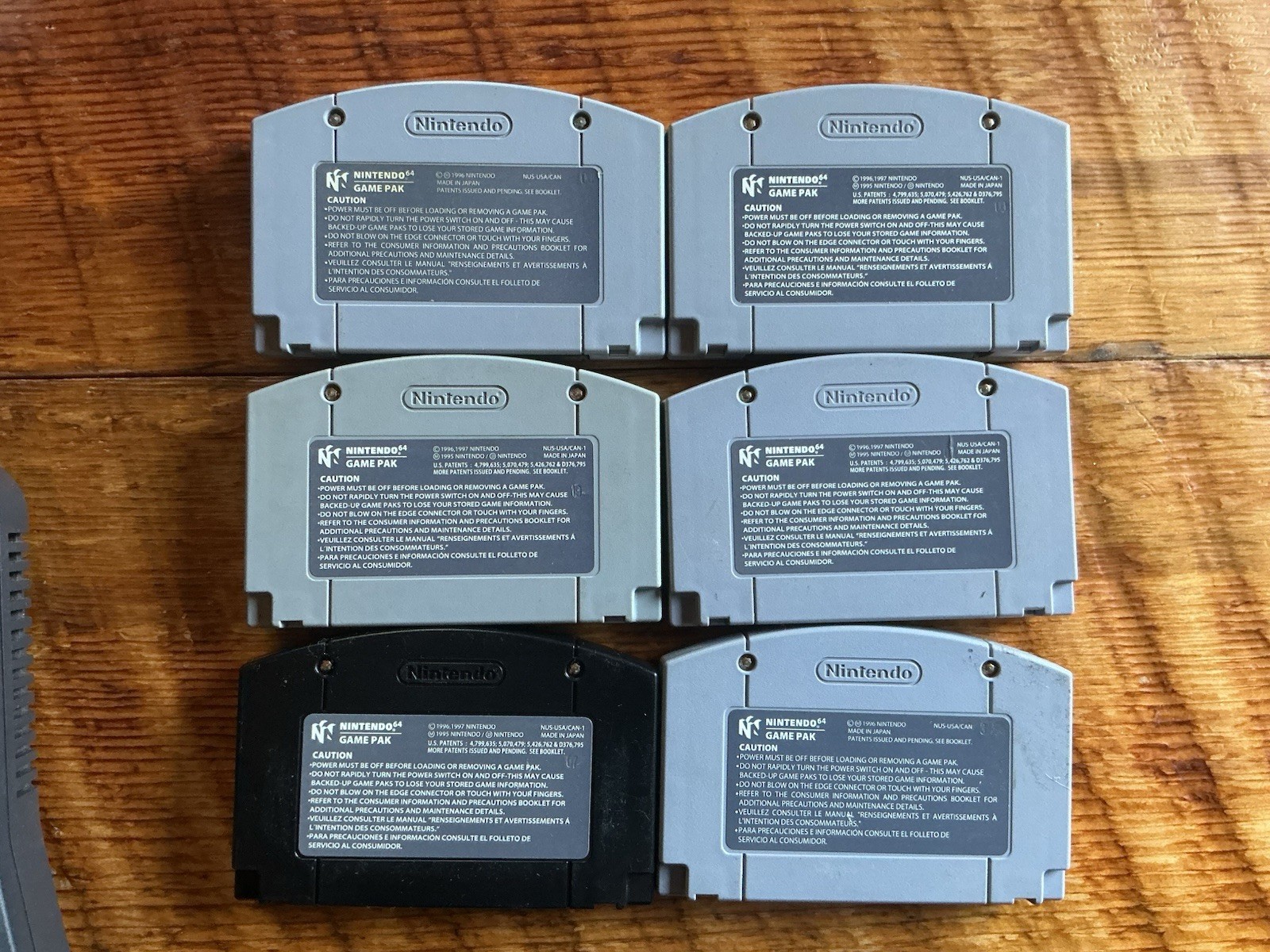 Nintendo 64 N64 Console Bundle 2 Controllers 6 Games Authentic Tested & working