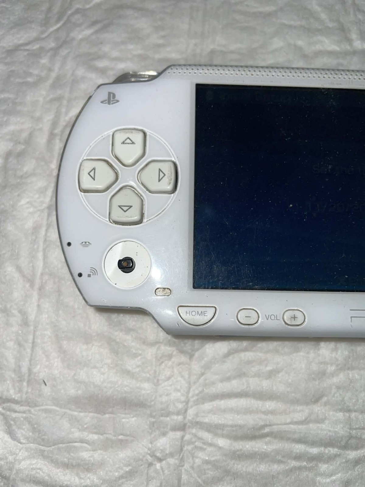 Sony PSP 1003 Handheld Console White ( Read Description Carefully) For Repair