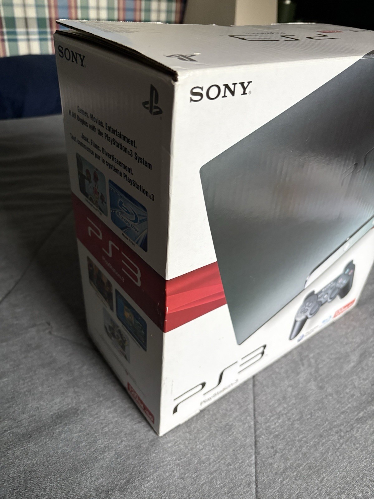 Sony Playstation 3 Slim Console 120GB – COMPLETE IN BOX- CECH-2001A Great shape