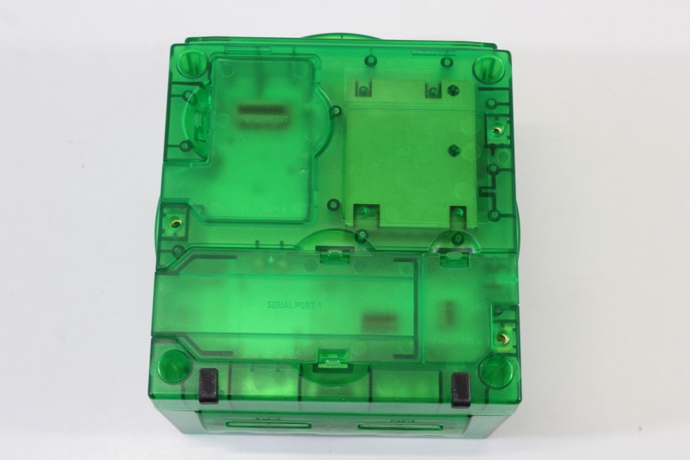 Nintendo Gamecube Clear Dark Green Console Controller AC AV Memory NTSC-U/C US