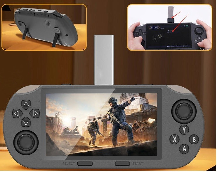 4.5″ wireless controller OTG HD Game console 64GB SF3000