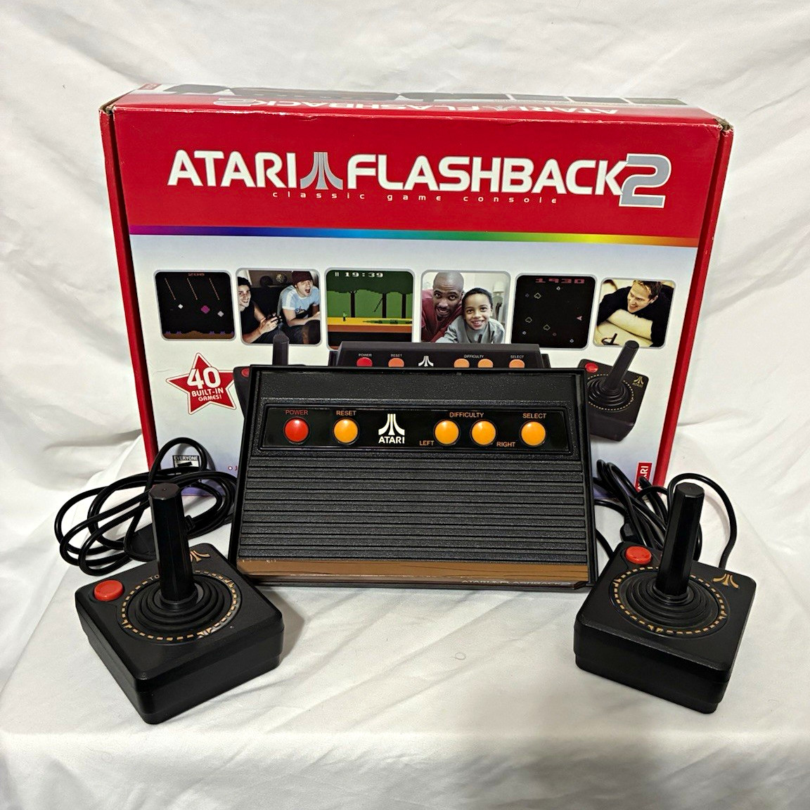Atari Flashback 2 Console 40 Built-In Games w/ 2 Joysticks Atari 2600 NTSC