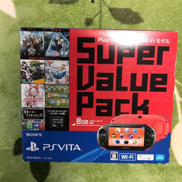 PS playstation Vita pch-2000 za12 black red console only from JAPAN w/box