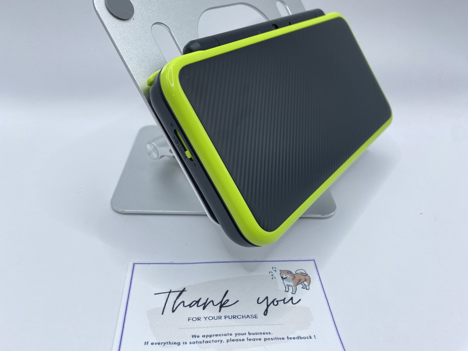 Nintendo 2DS XL LL Black Lime Console Stylus Japan