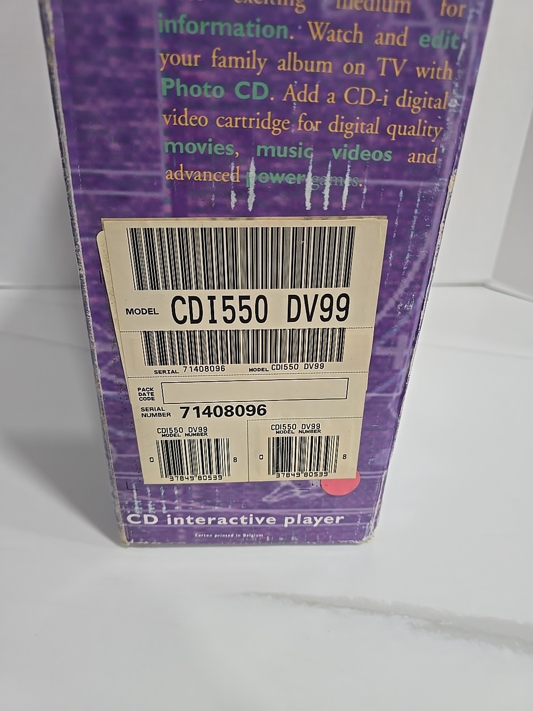 RARE Magnavox Model CD-i 550 CDI Interaction Player Console 100% CIB BRAND NEW
