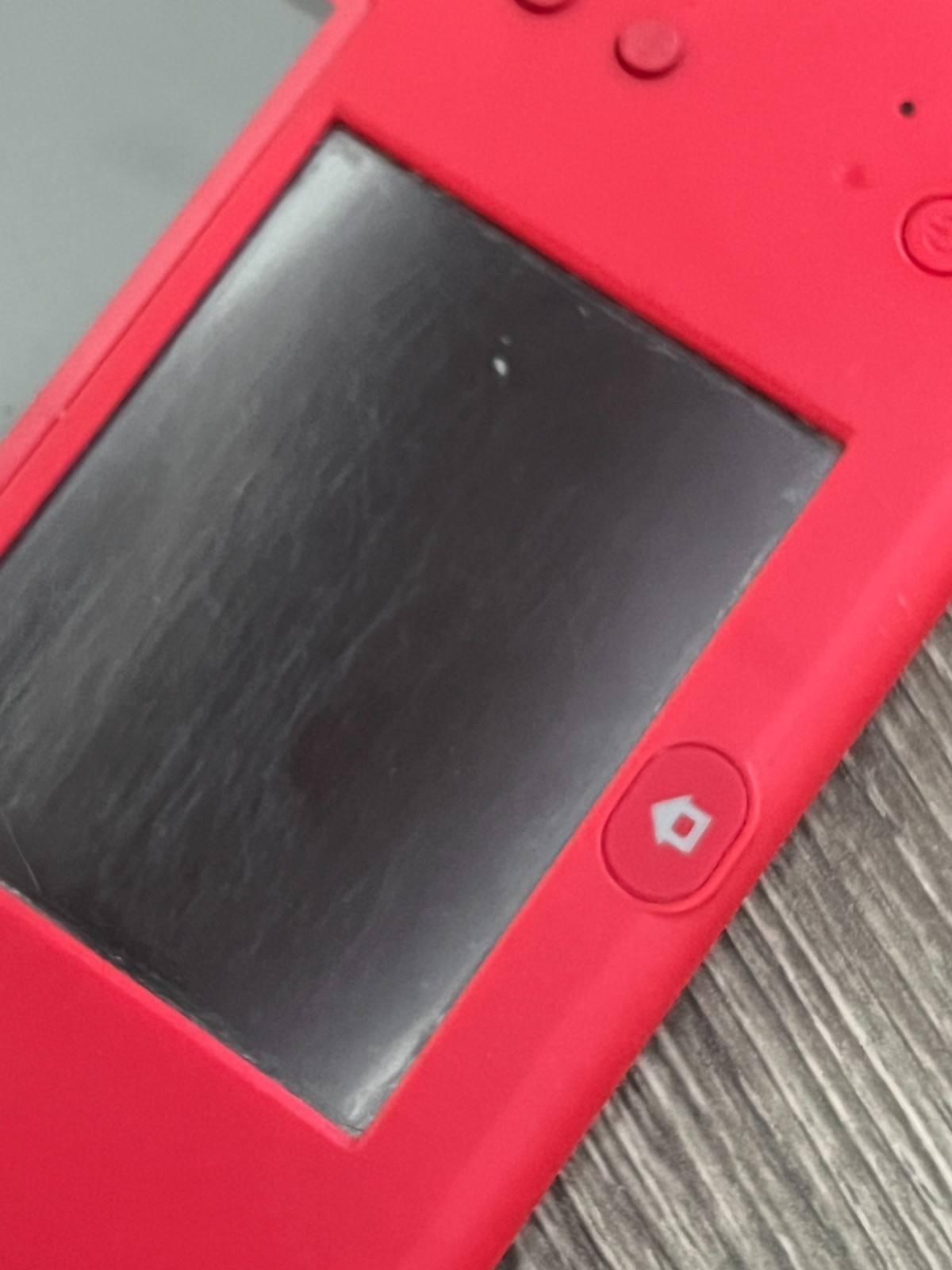 Nintendo 2DS Console Red & Black Bundle w/ Charger + 4GB SD Card Tested & Works