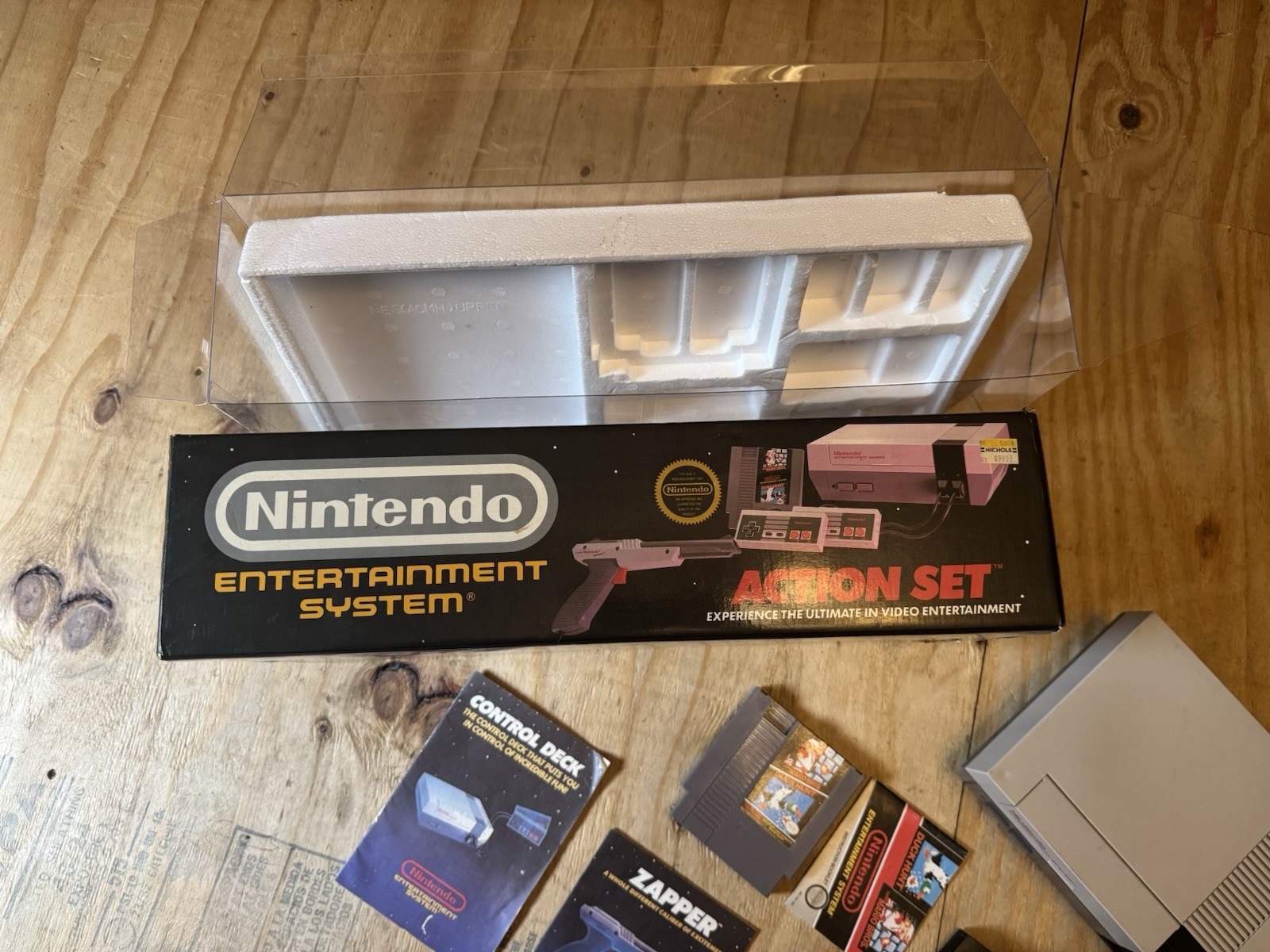 Nintendo Action Set Complete In Box Tested Cleaned Works Great