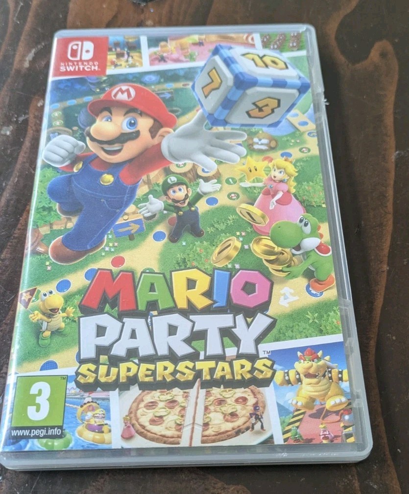 Nintendo Switch OLED Bundle Handheld Console 64GB Plus 2 Mario Games & Dock