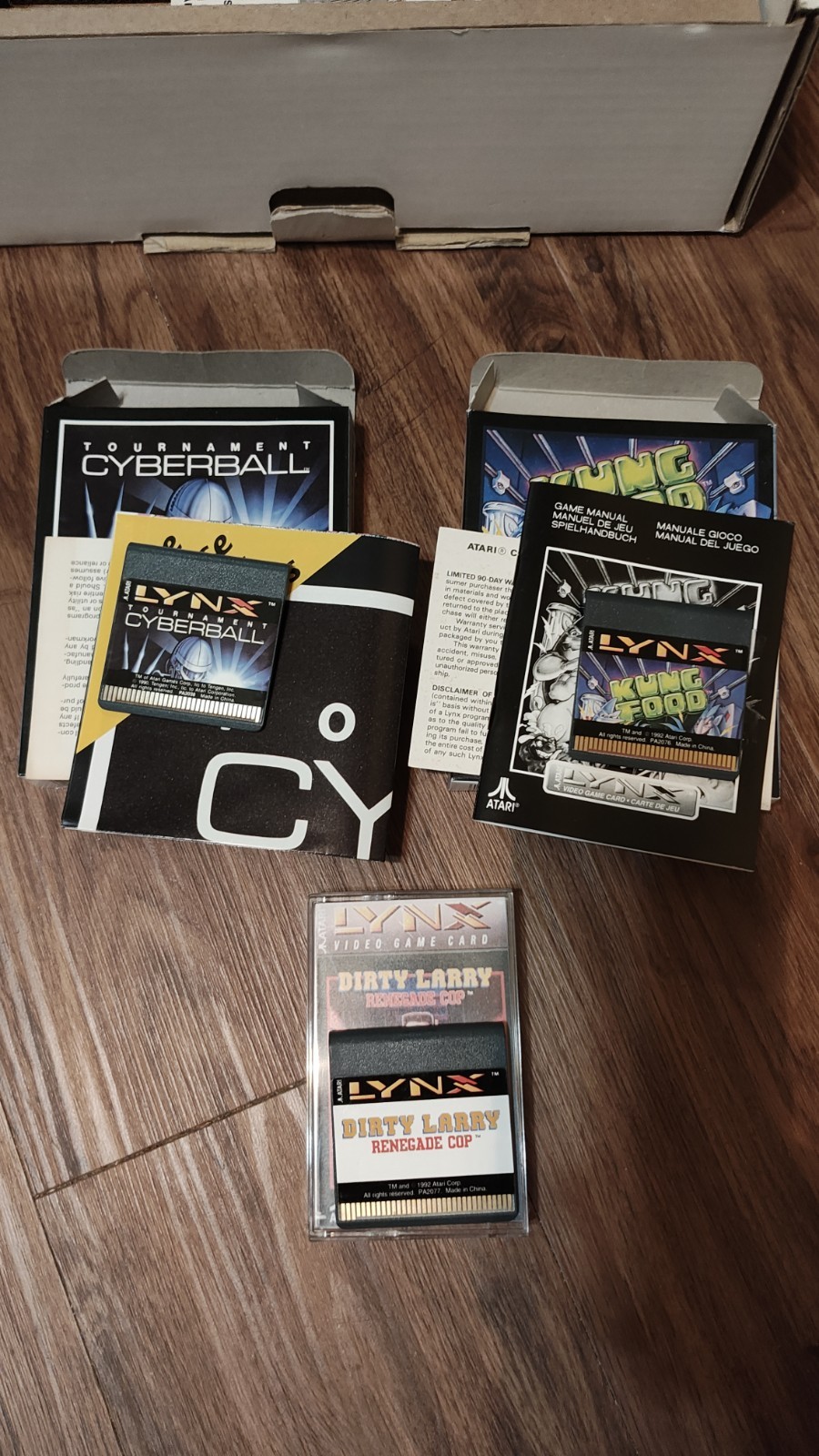 Atari Lynx Model 2 Handheld Console Complete In Box CIB With 3 Games