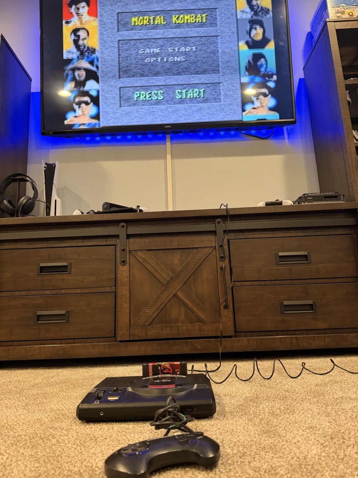 Sega Genesis System 16-Bit HD Model 1601 Console And Controller Tested & Working