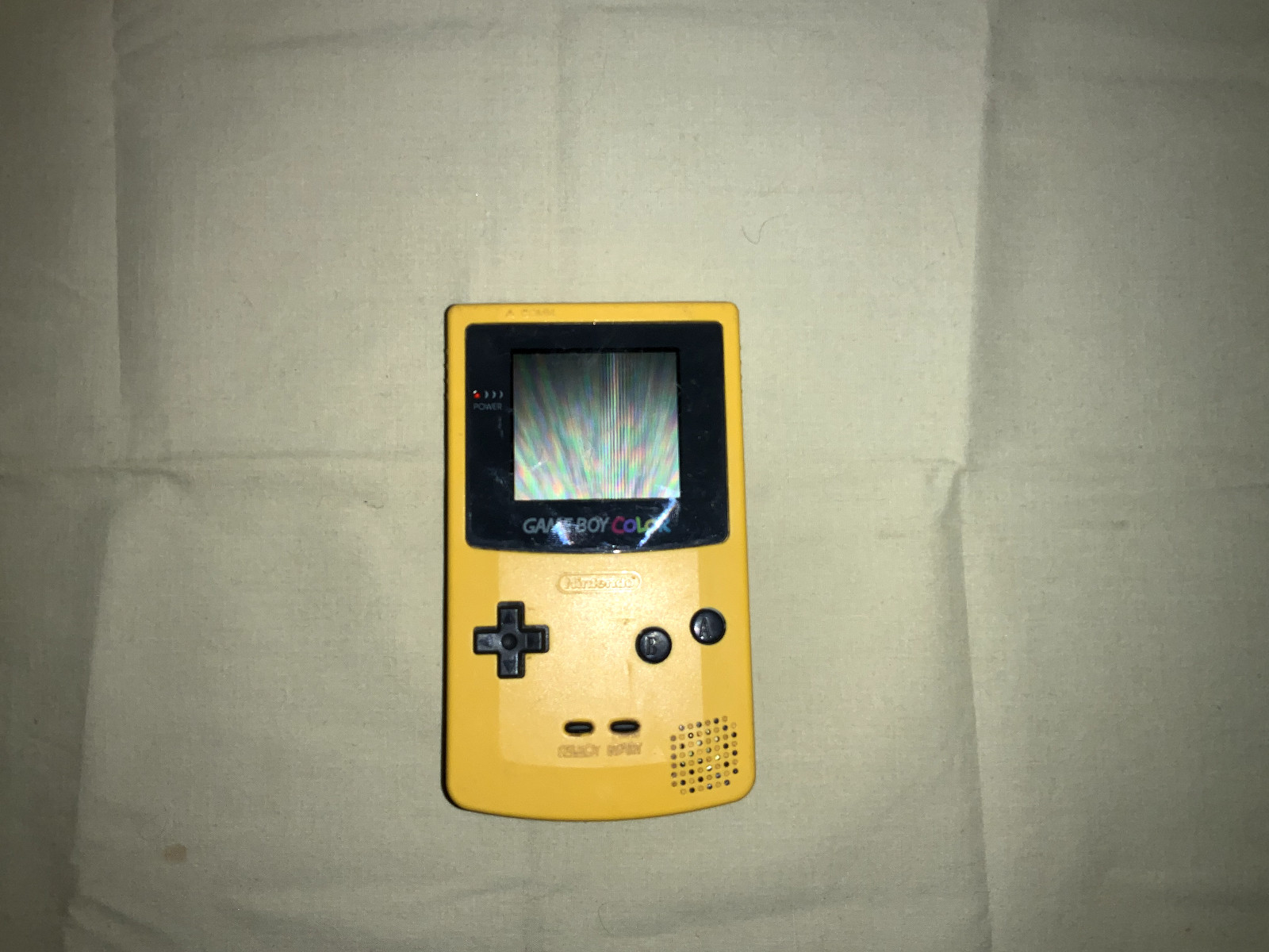 Authentic Nintendo Game Boy Color Handheld System – Dandelion Yellow