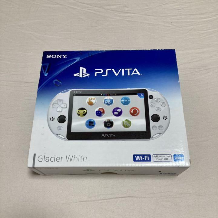 Sony PlayStation PS Vita Slim White PCH-2000 ZA12 w/BOX good Condition