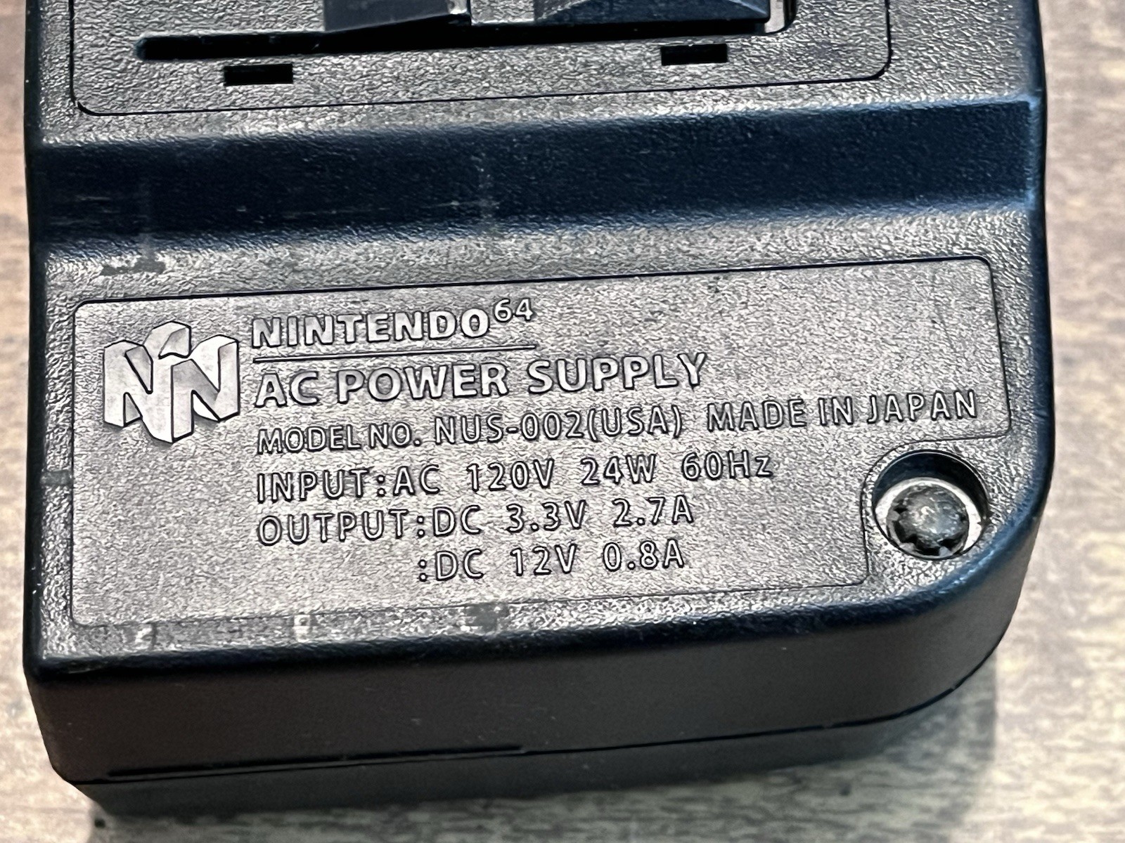 Nintendo N64 Console NUS-001 w/2 Controllers Power Cord A/V Cable TESTED WORKS