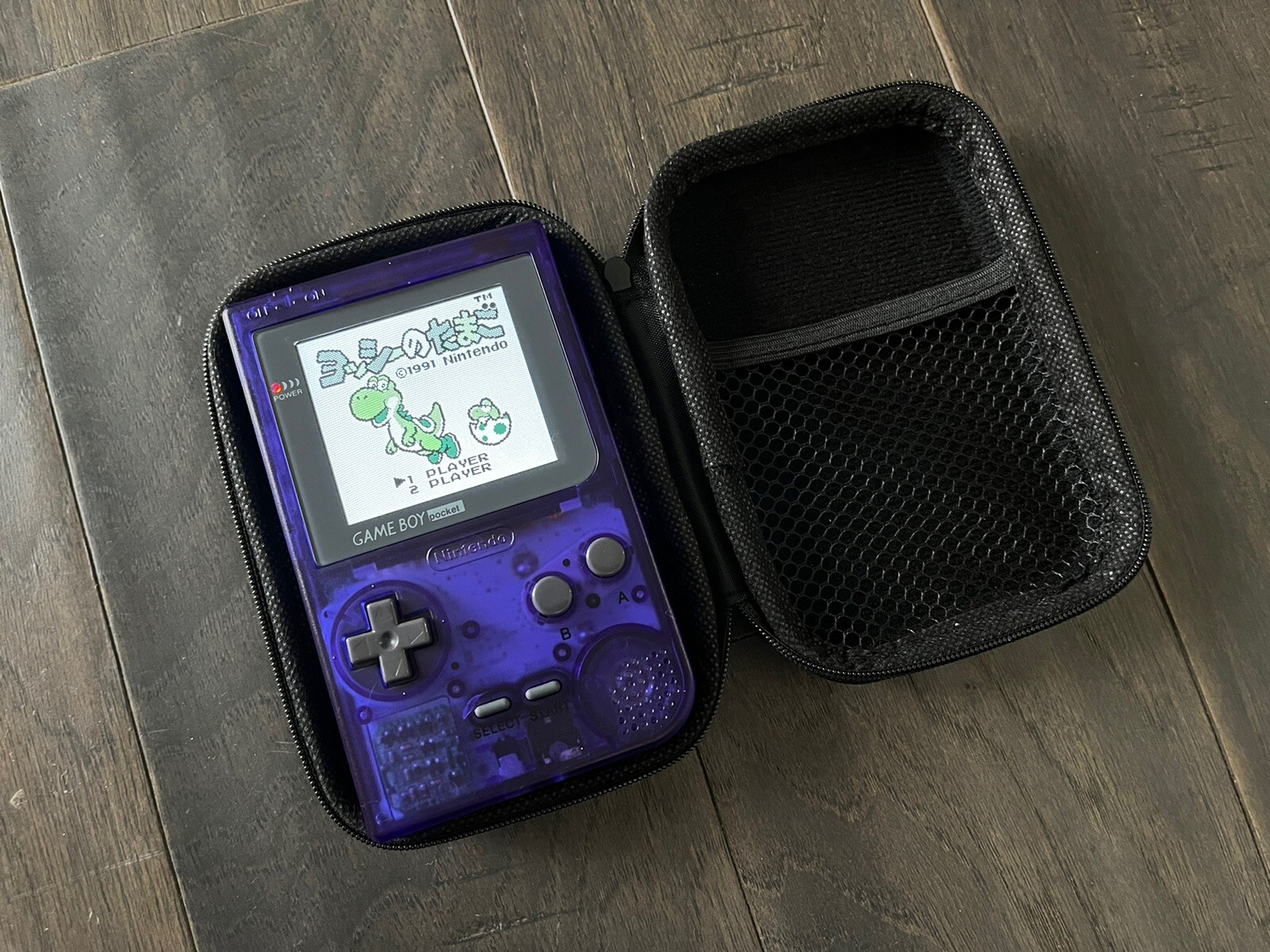 Nintendo Gameboy Pocket GBP Backlight IPS Screen and Glass Lens – Midnight Blue