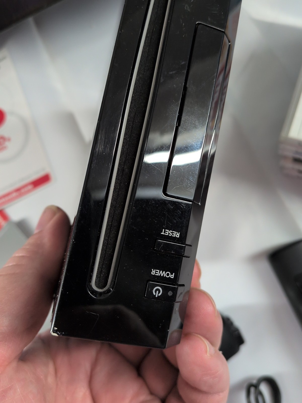 Nintendo Wii Black Console RVL-101 American Heart Association Box Bundle 5 Games