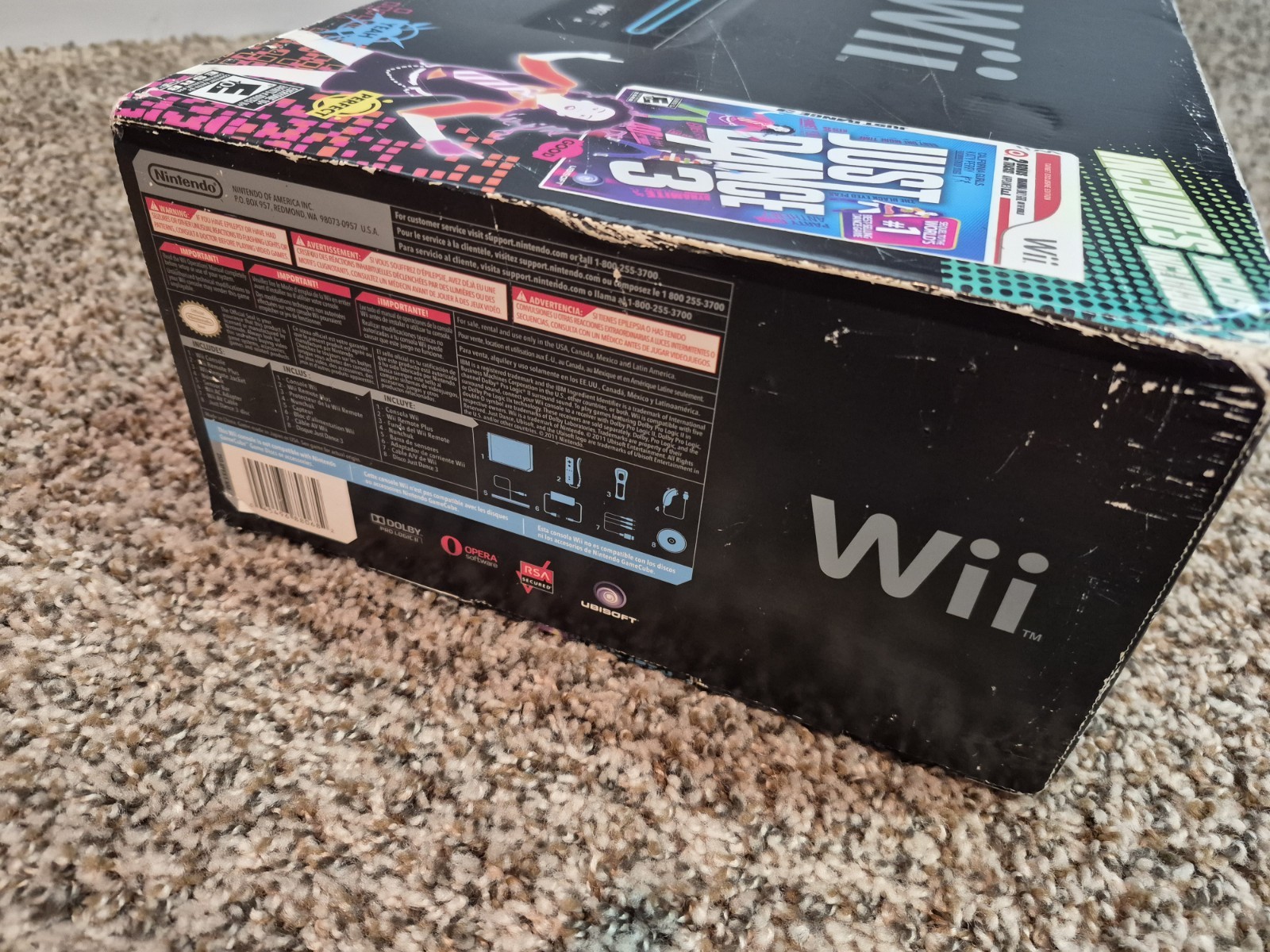Nintendo Wii Just Dance 3 Console Bundle Edition UNUSED BRAND NEW IN BOX