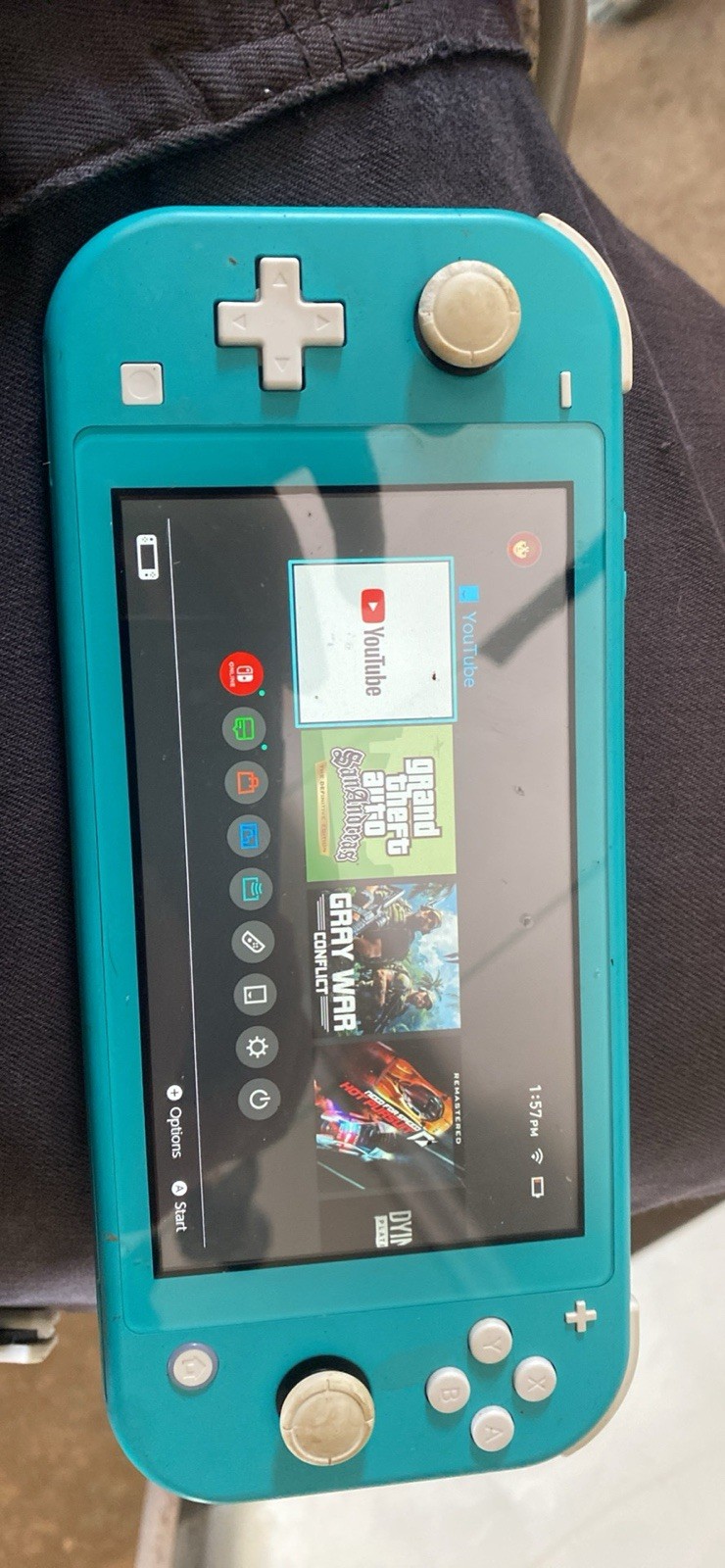 Nintendo Switch Lite Handheld System Blue/White, Wi‑Fi, Headphone Jack