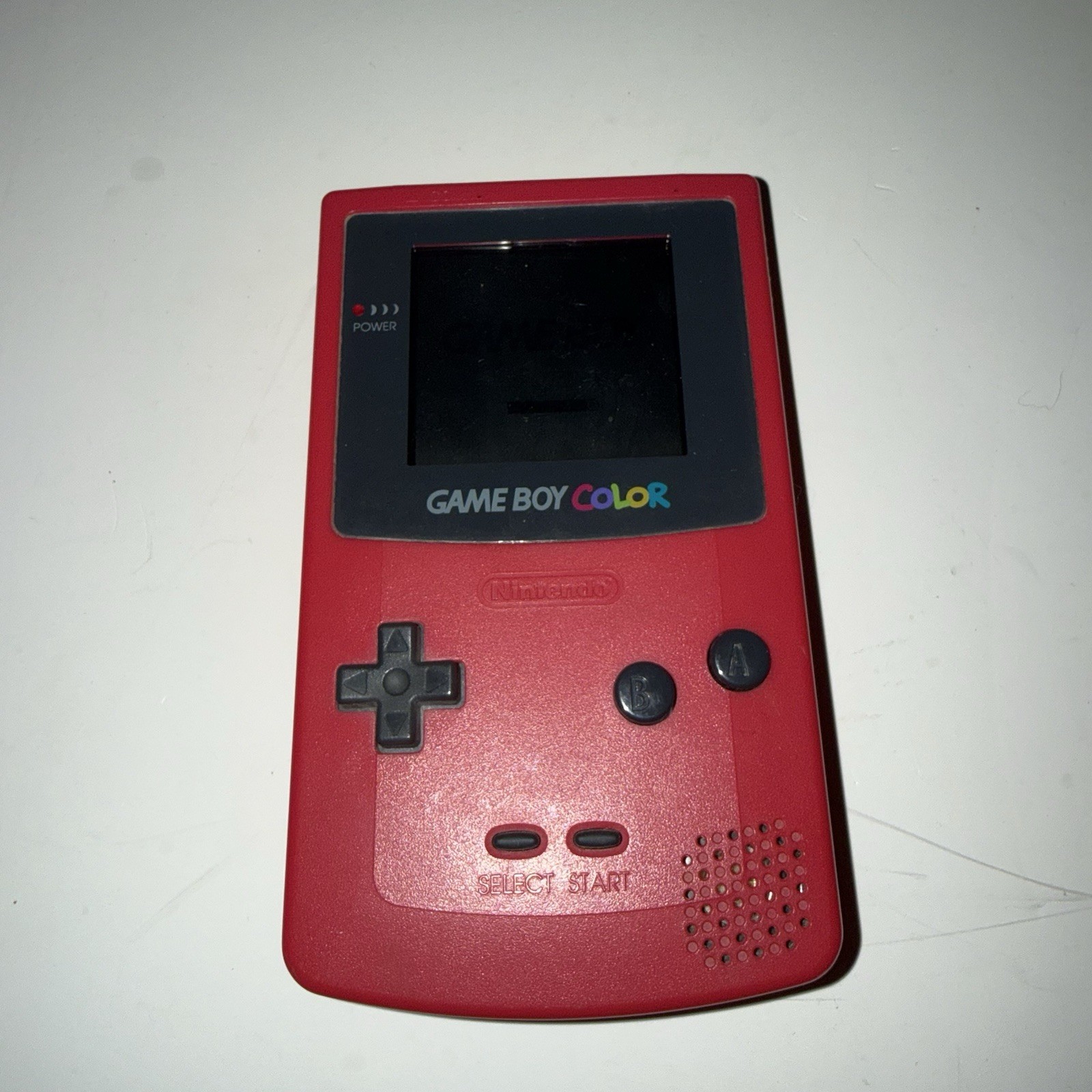 Nintendo Game Boy Color Console GBC CGB-001 – Berry Red – 100% OEM- Tested Works