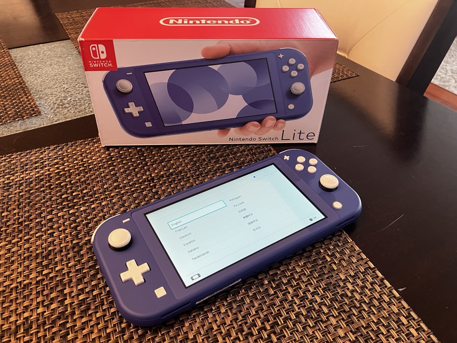Used Switch Lite in Purple