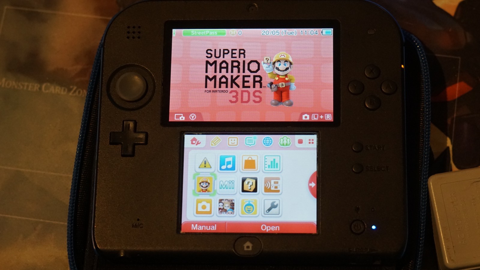 Nintendo 2DS Handheld Game Console Black/Blue – Tested & Works