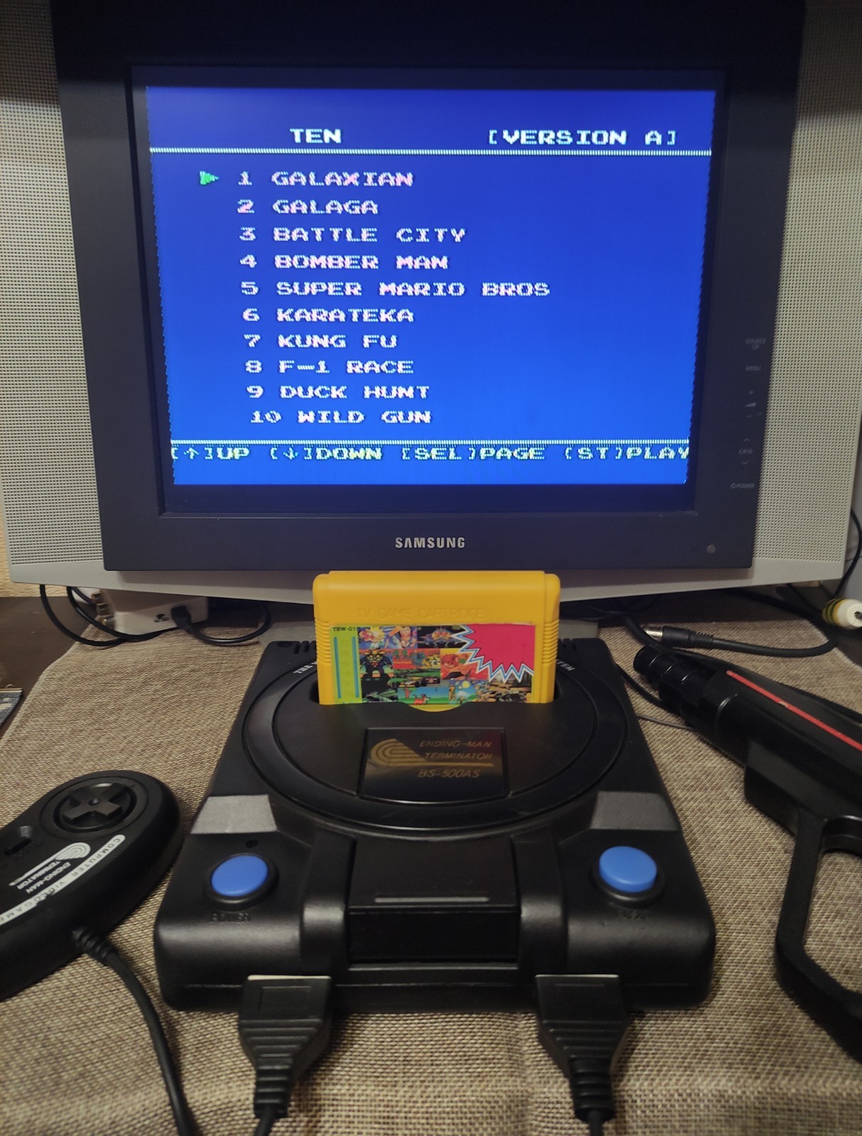 Ending-man Terminator 8bit game console dendy