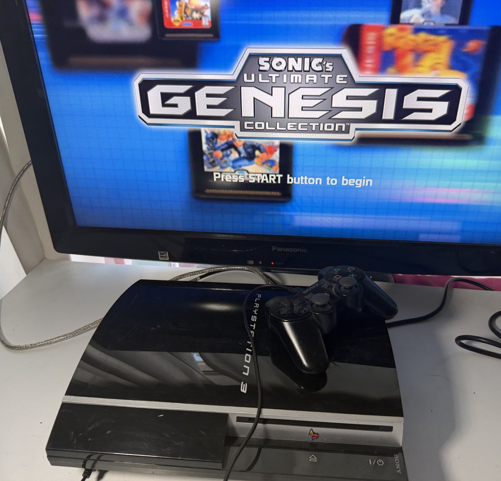 Sony PlayStation 3 Fat PS3 80GB Console CECHL01 w/Controller & Cords-TESTED!!!1