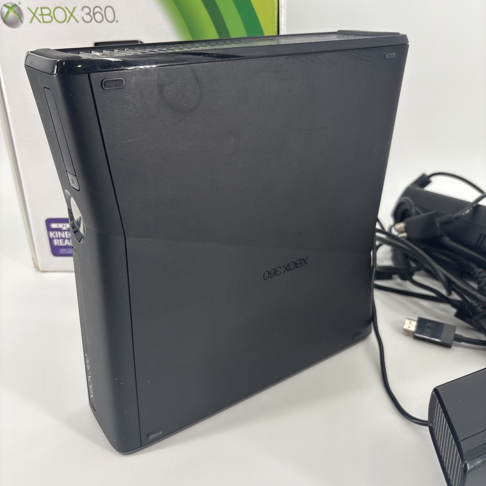 Microsoft Xbox 360 Slim 4GB Black Matte Console Model 1439 Complete In Box VGC
