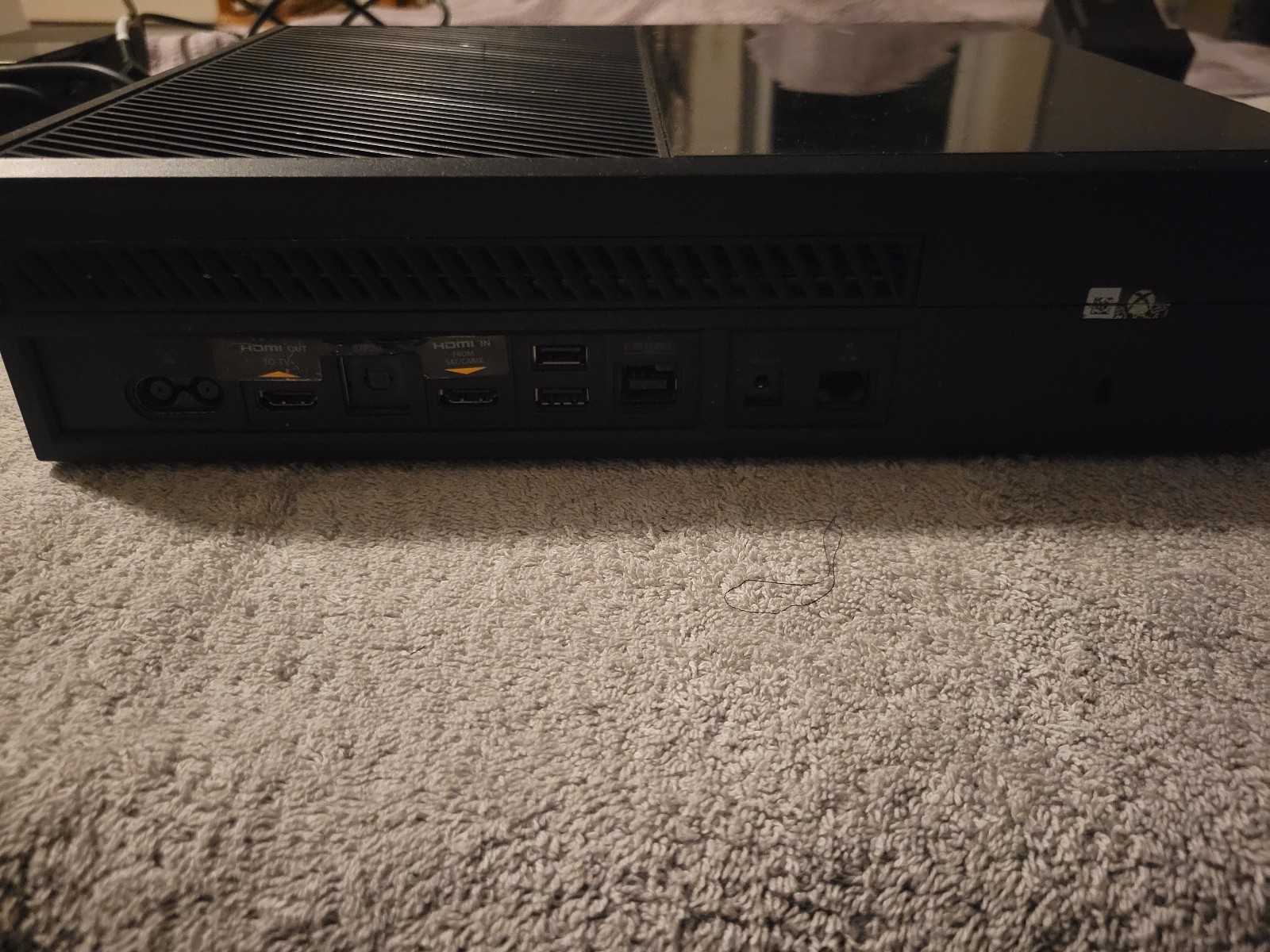 Microsoft Xbox One 500GB Console Tested & Working w/ power cable & controller