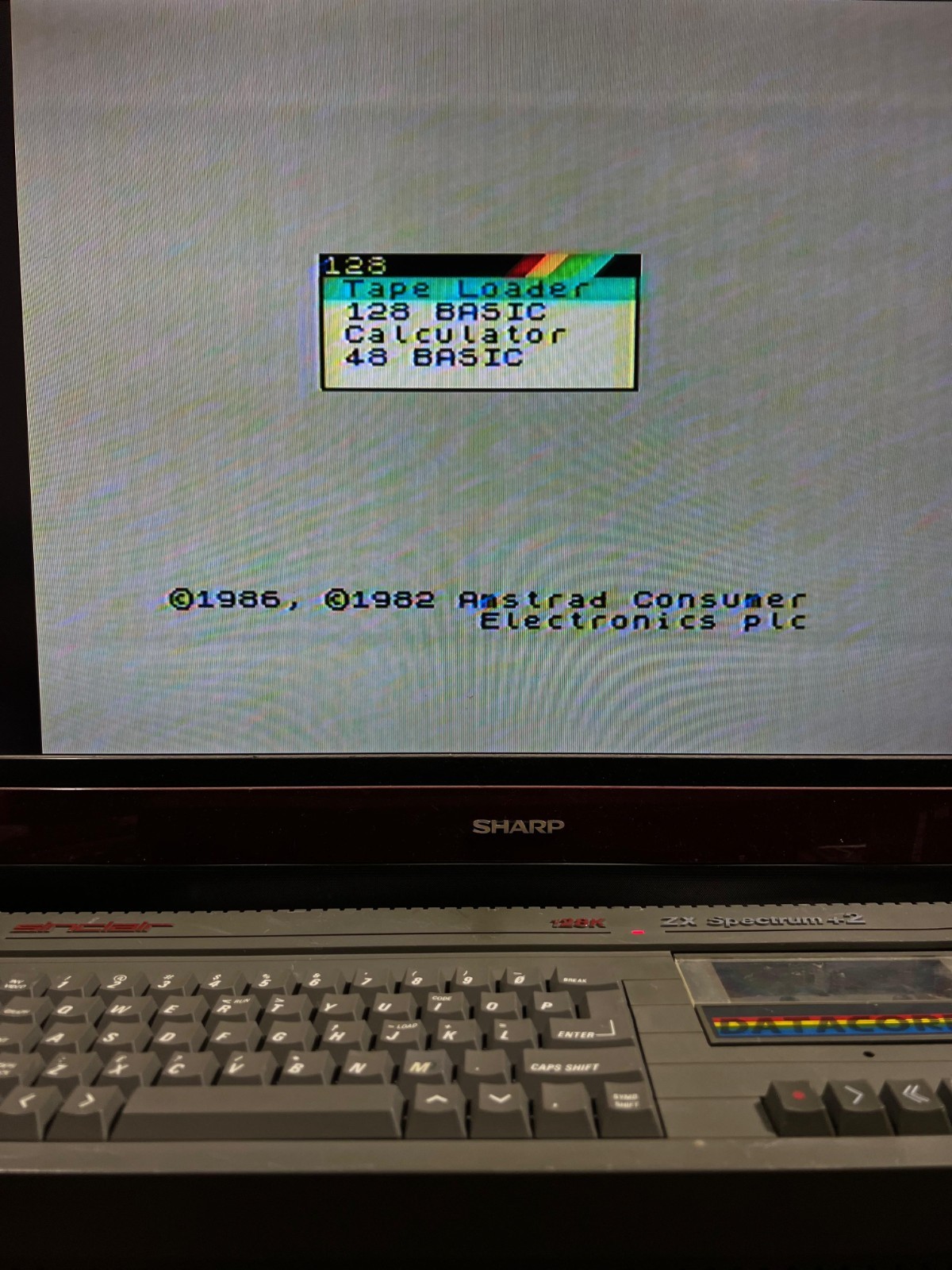 SINCLAIR ZX SPECTRUM +2 128K COMPUTER GAME VINTAGE WORKS