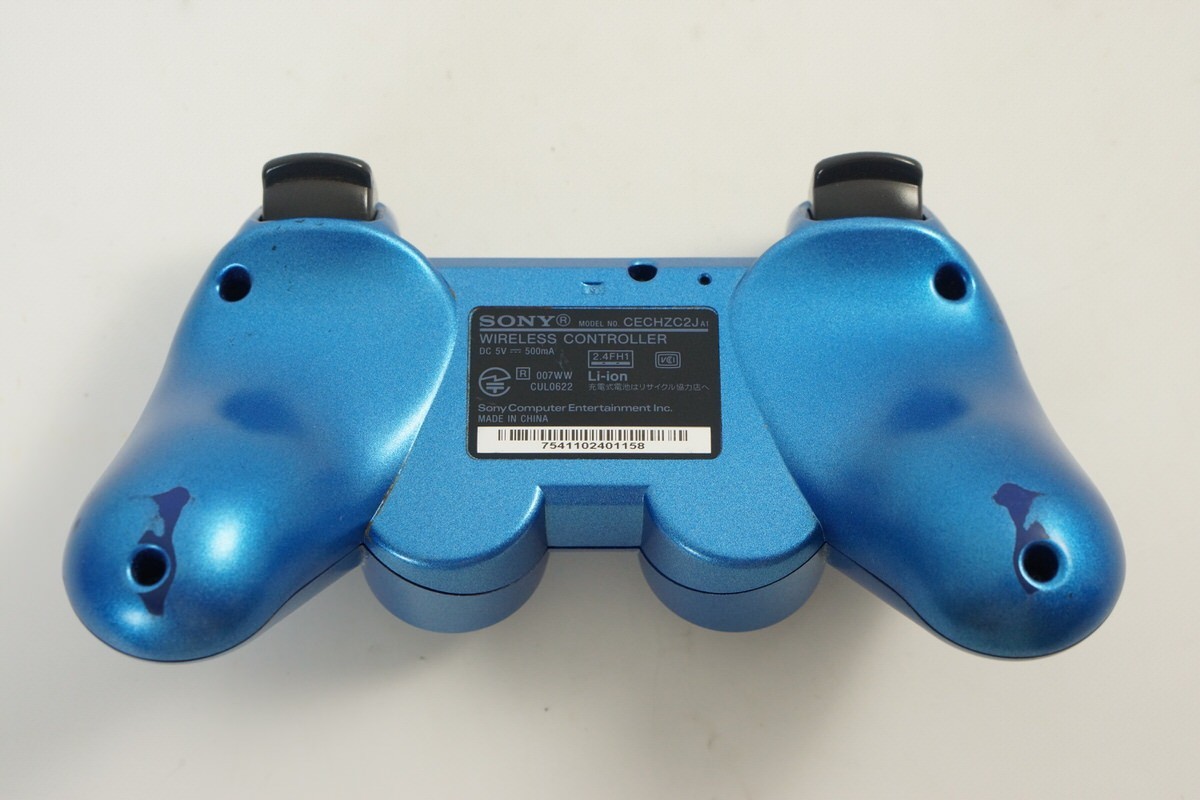PS3 Playstation3 SPLASH BLUE Console CECH-3000B 320GB Tested System 02