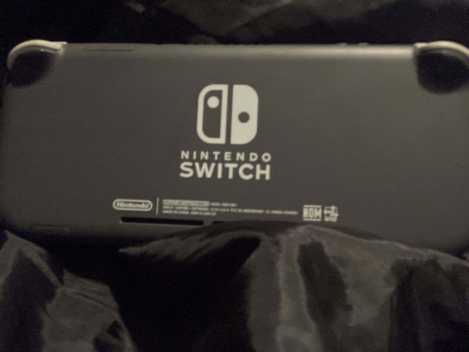 Nintendo Switch Lite Gray Handheld System with protective case