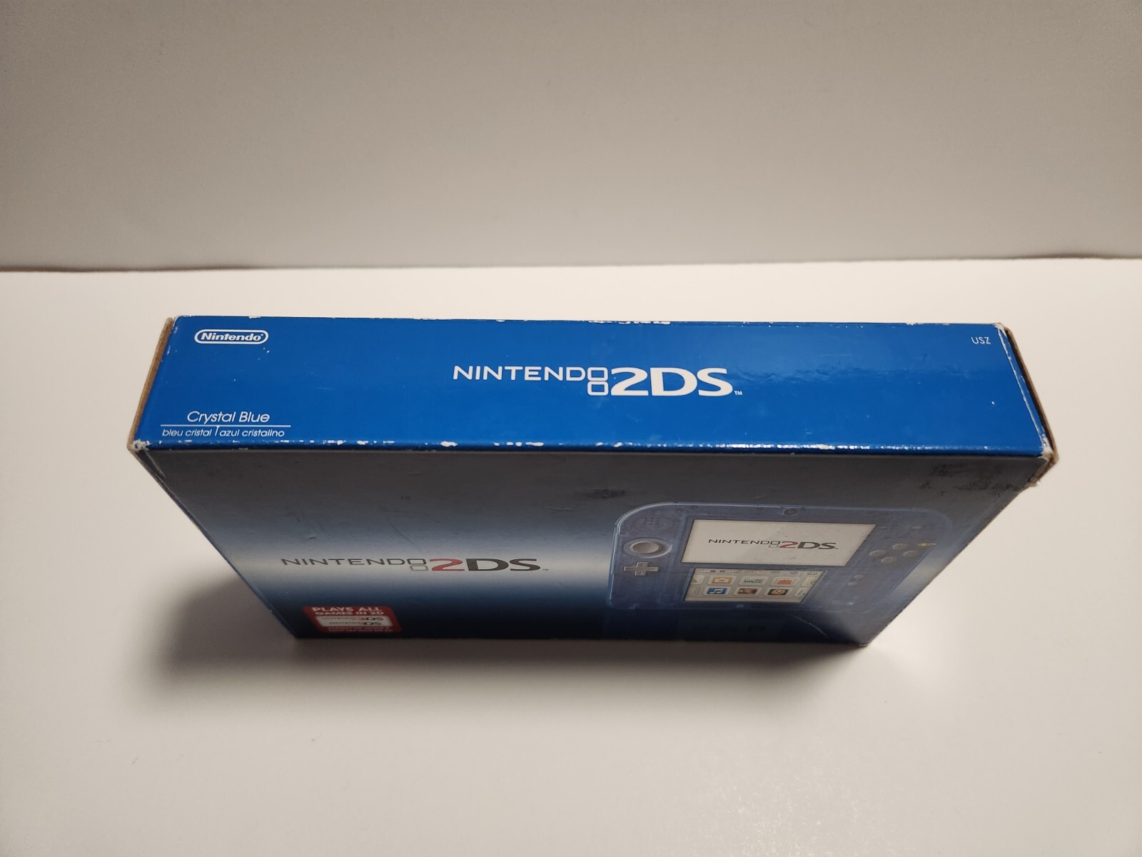 Crystal Blue Nintendo 2DS Handheld Console with Original Box Toys R Us Exclusive
