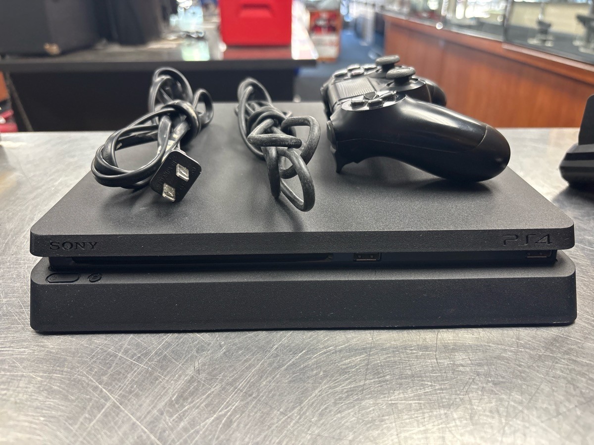 USED SONY PS4 PLAYSTATION SLIM CUH-2015A GAME SYSTEM CONSOLE 500GB (QUC027486)