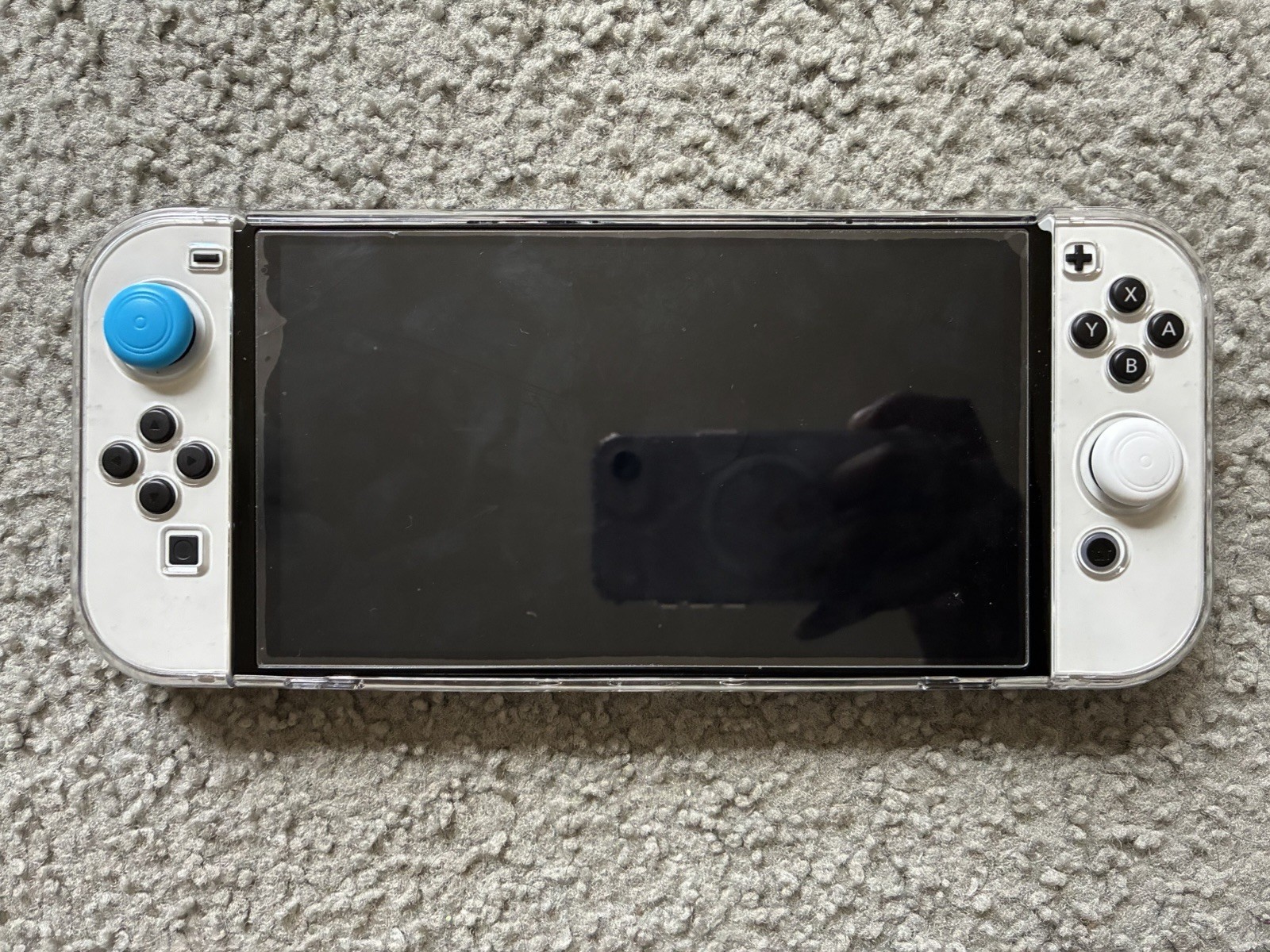 Nintendo Switch OLED White Console 64GB w/ Dock,128 SD Card, Adapter, + 2 Games