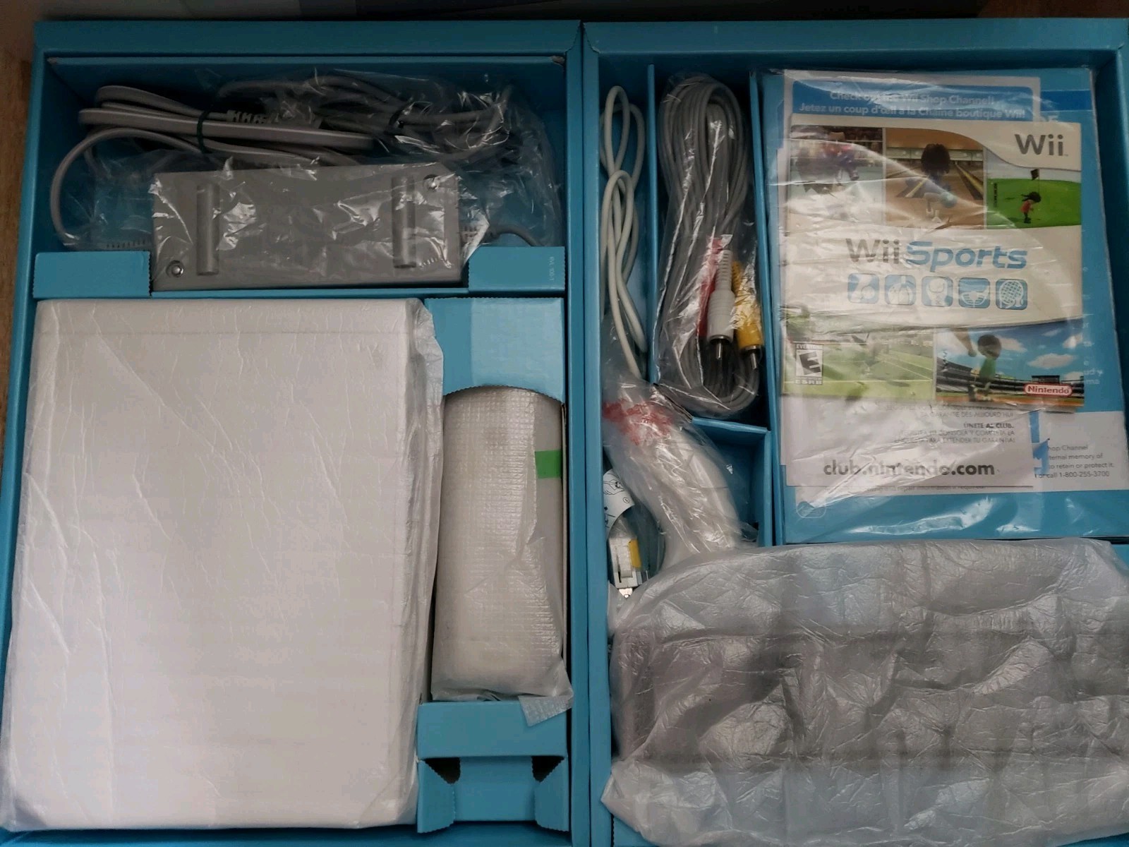 Nintendo Wii Console Bundle (White) – Open Box – With Wii Sports