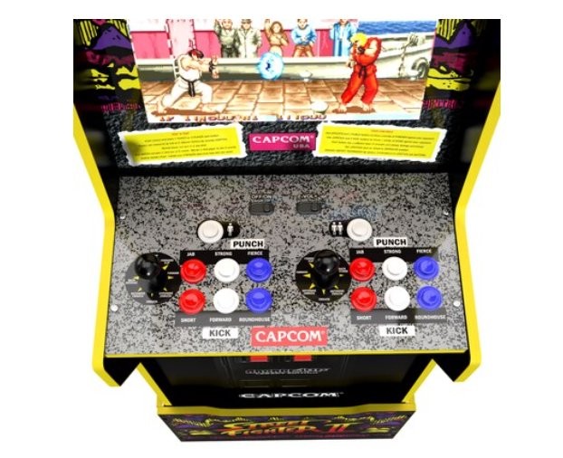 Arcade1Up Capcom Legacy Edition Arcade Cabinet 12-in-1 with Riser
