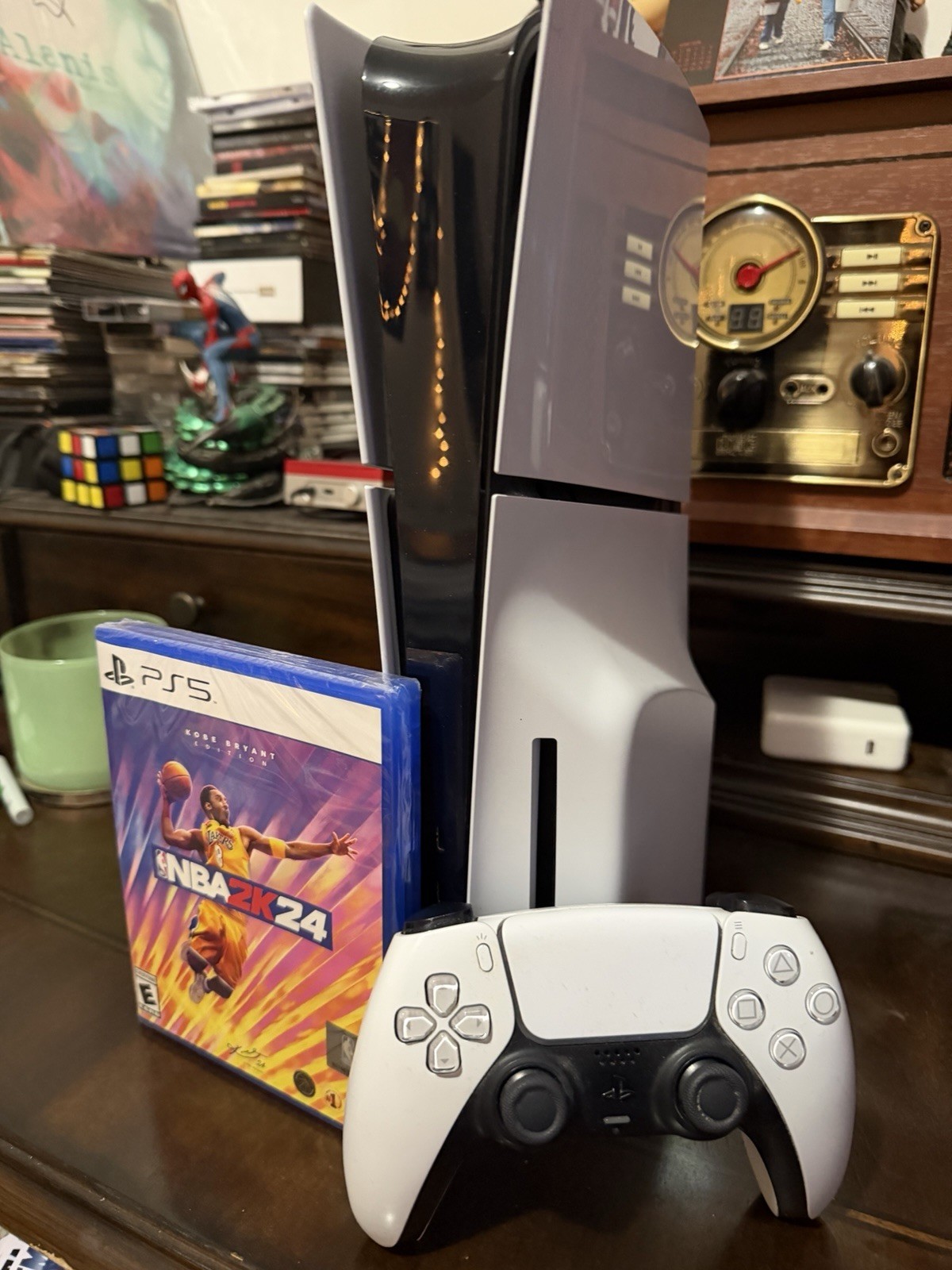 Sony PlayStation 5 Slim Disc Edition Console (1TB SSD) With controller + game