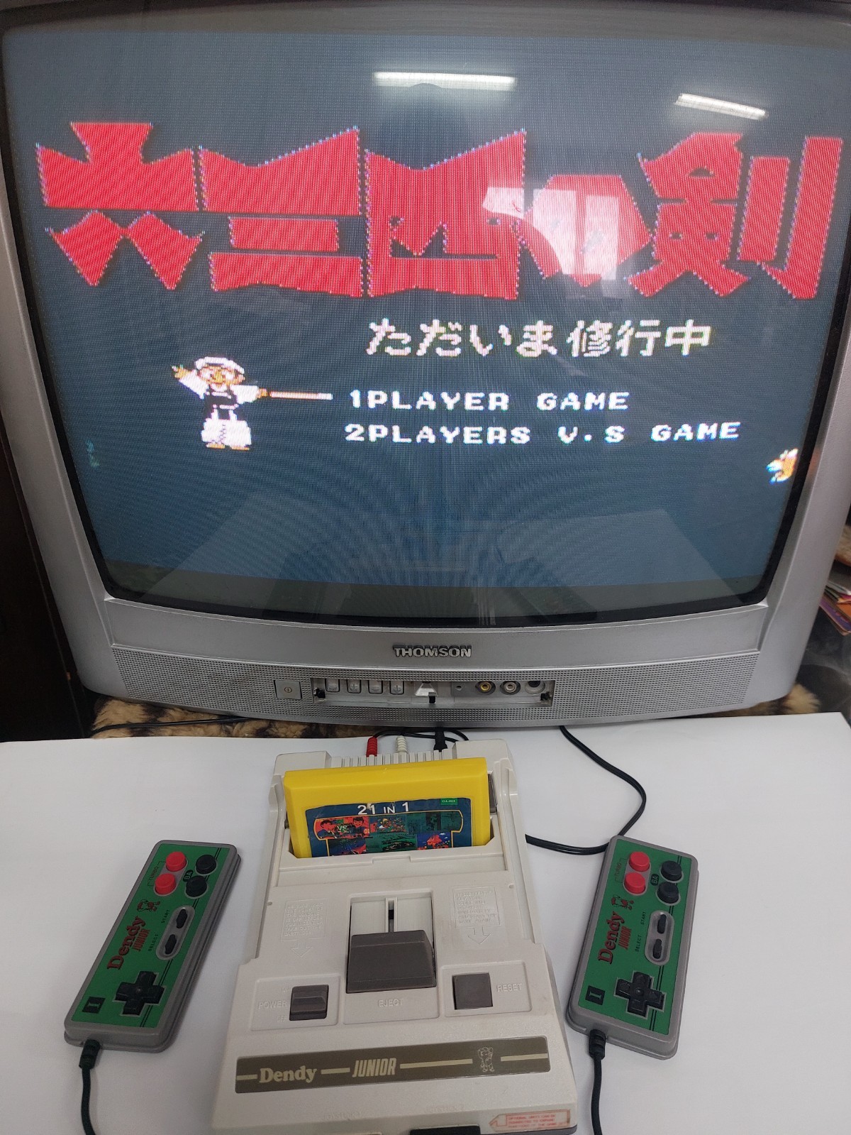 Dendy junior steepler ORIGINAL console from 90’s good condition + Super Mario