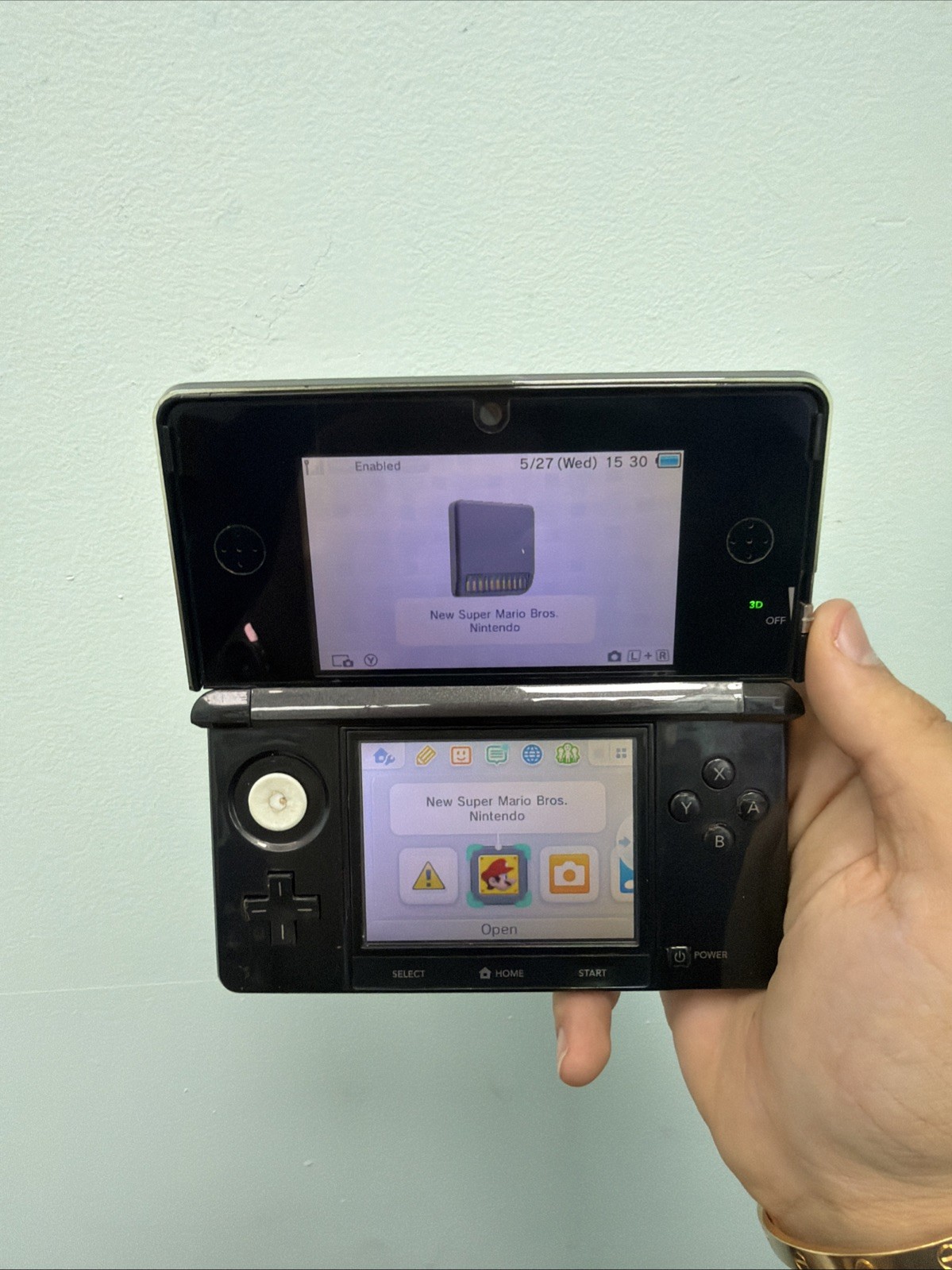 USA Nintendo 3DS 2GB Handheld System – Black (Read Desc.)